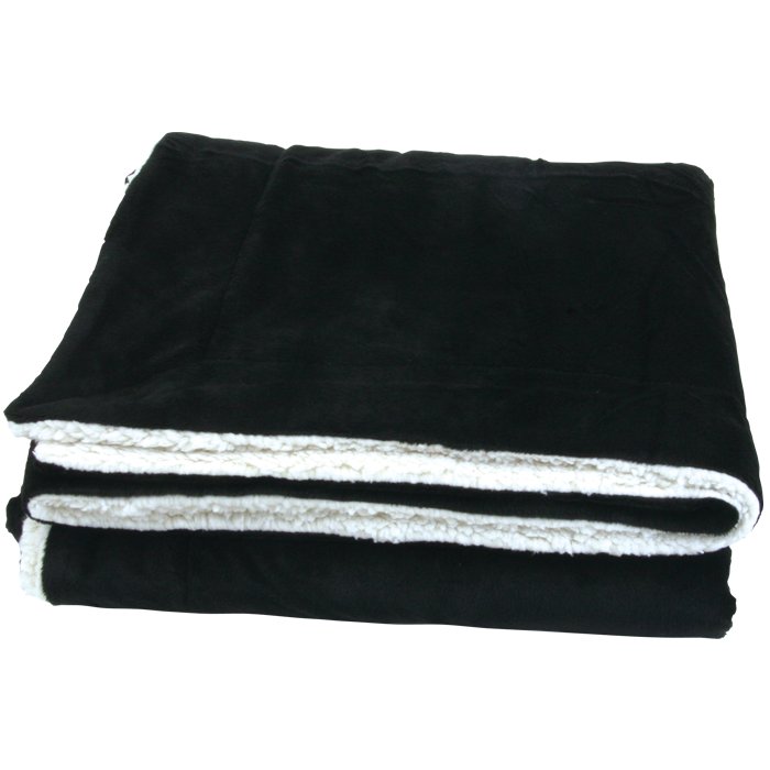 Oversize Micro-mink Sherpa Blanket 10