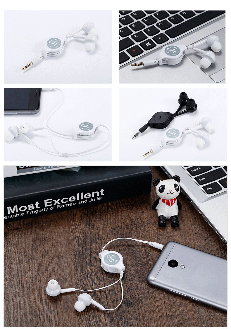 Earbuds With Retractable Wire 3