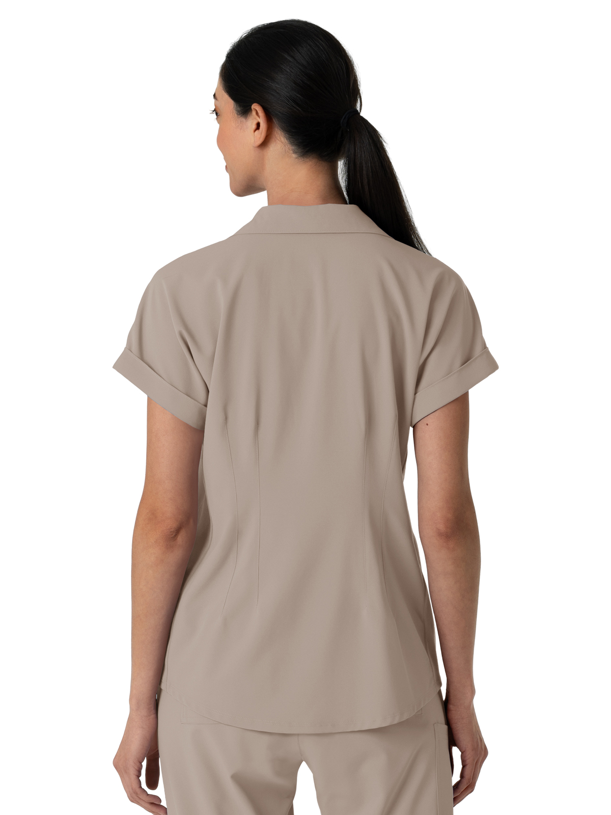 Wink - Renew - Women's Two-Pocket Flex-n-Reach Collared Top 4