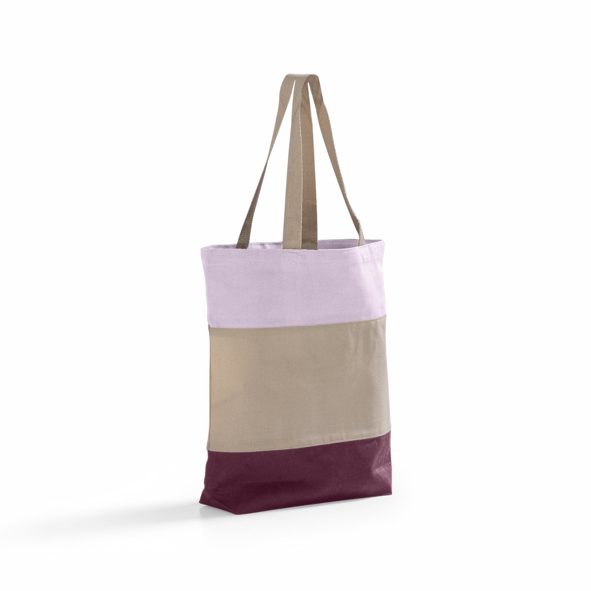 Tri-Color Canvas Tote Bag 8