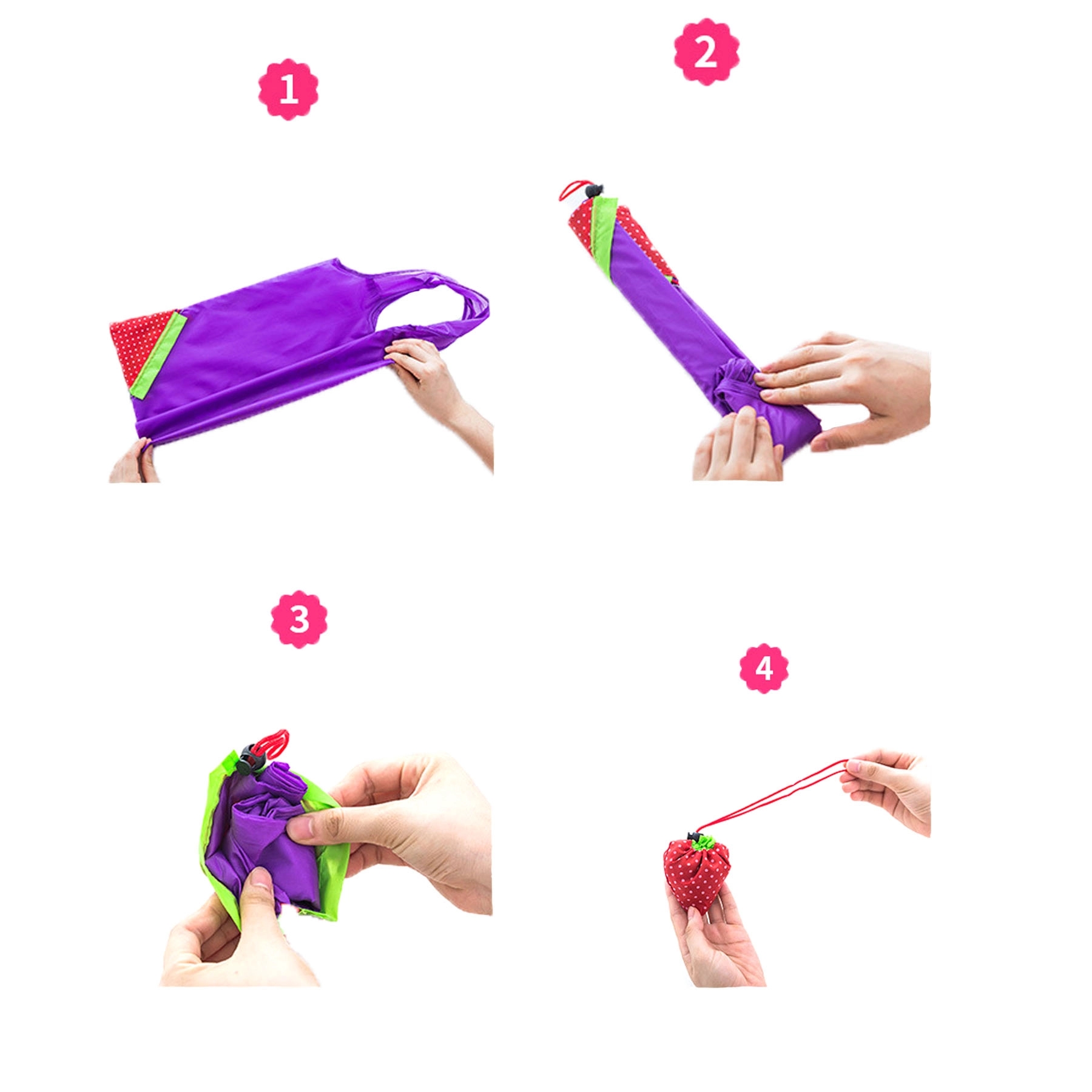 Portable Strawberry Shopping Bag 4