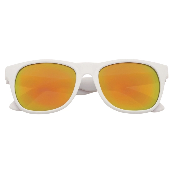 Rubberized Mirrored Sunglasses 7