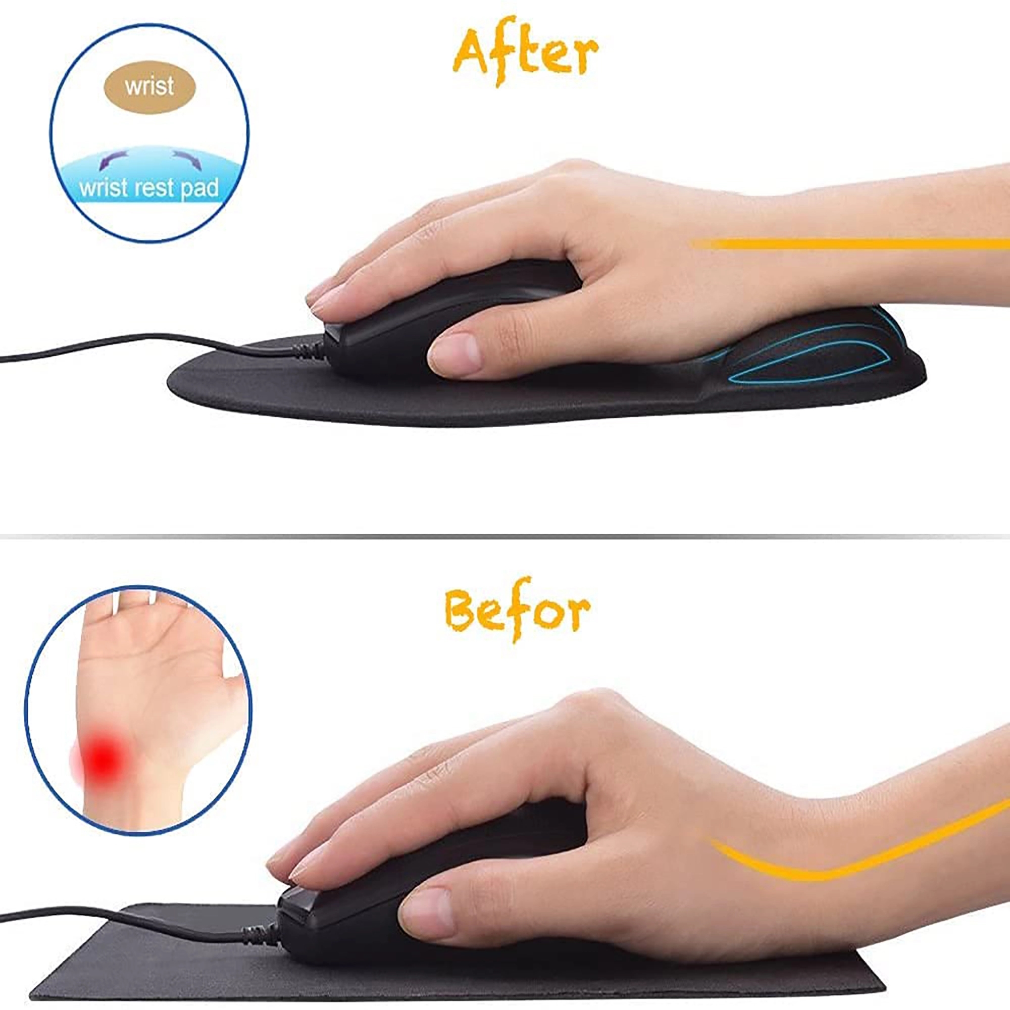 Mouse Pad With Wrist Rest 4