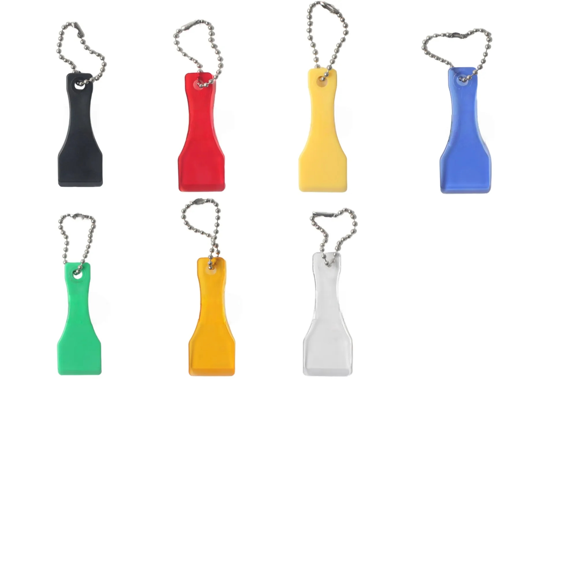 Plastic Lottery Scratcher Ticket Scraper WithBead Chain 5