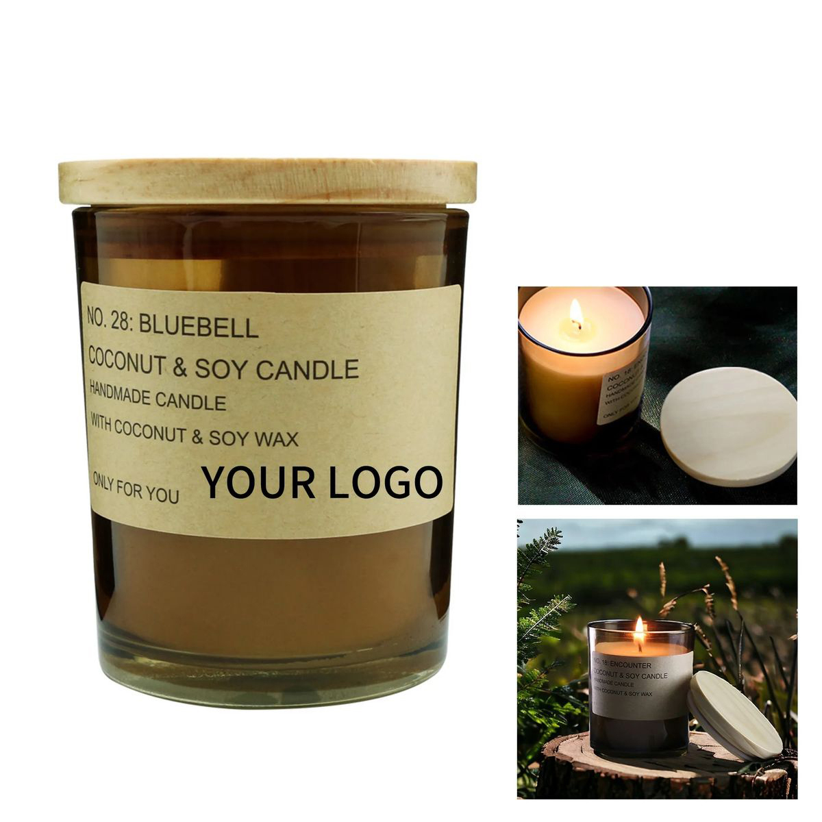 Aromatic Soy Candle In Glass Jar For Relaxation 2