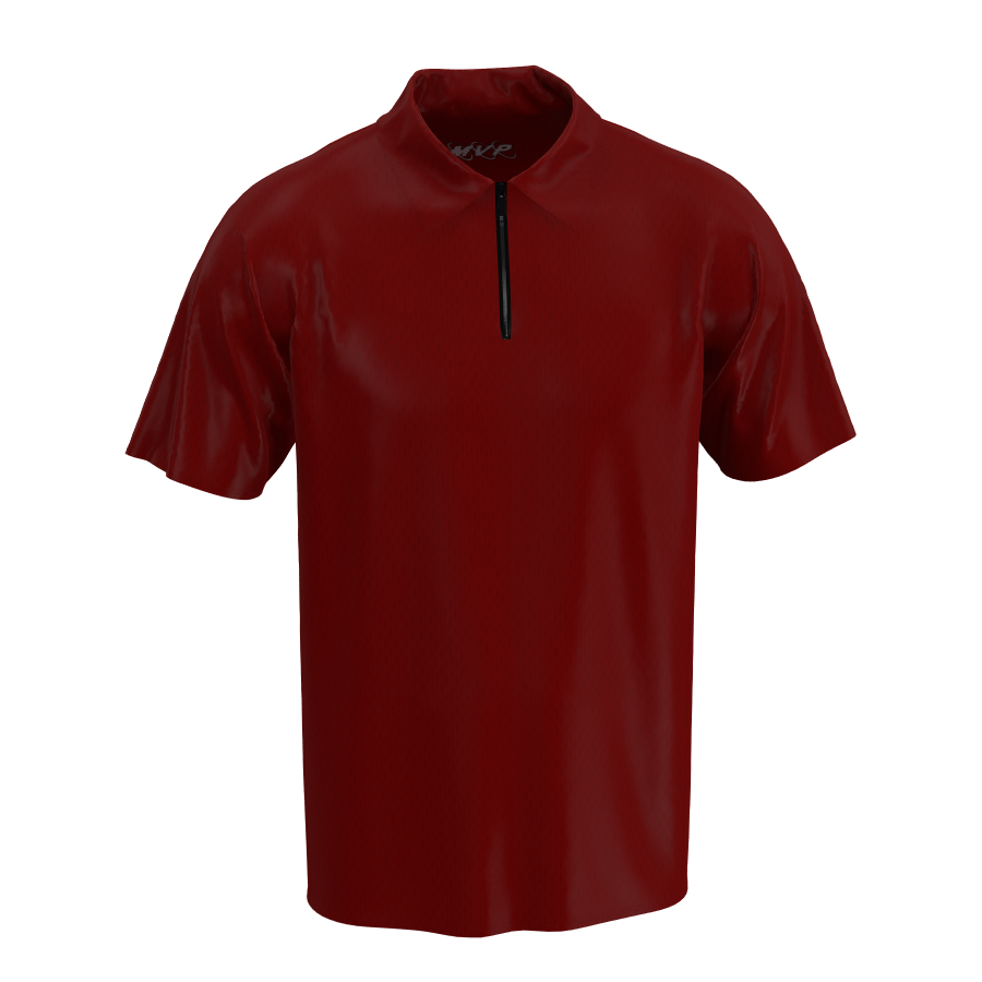 Zipper polo shirt 1