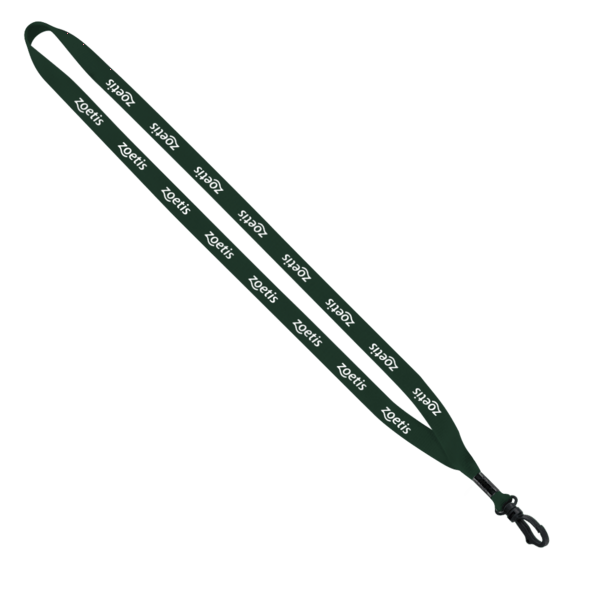 1/2" Polyester Lanyard with Plastic Swivel Snap Hook 41