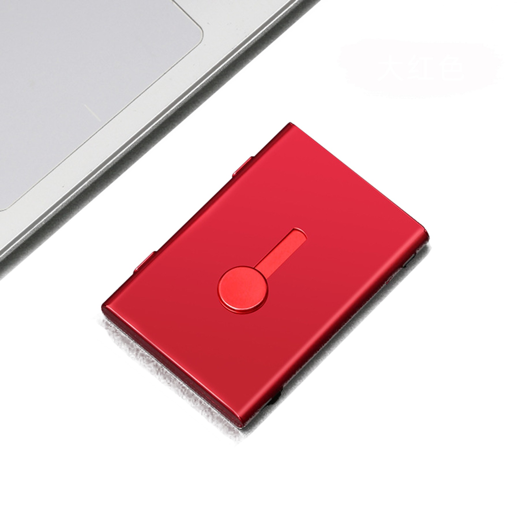 push-up Aluminum Business Card Holder 5