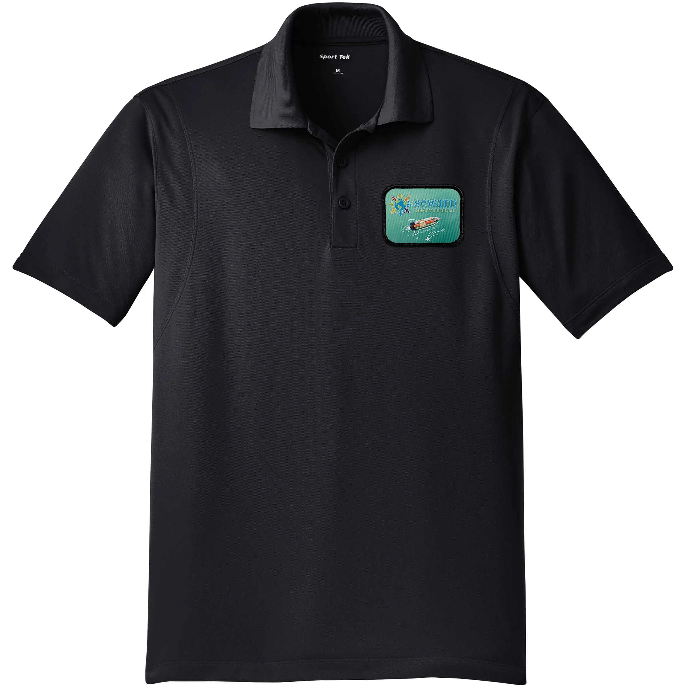 SPORT-TEK(R) MICROPIQUE SPORT-WICK(R) POLO WITH EMBLEM
