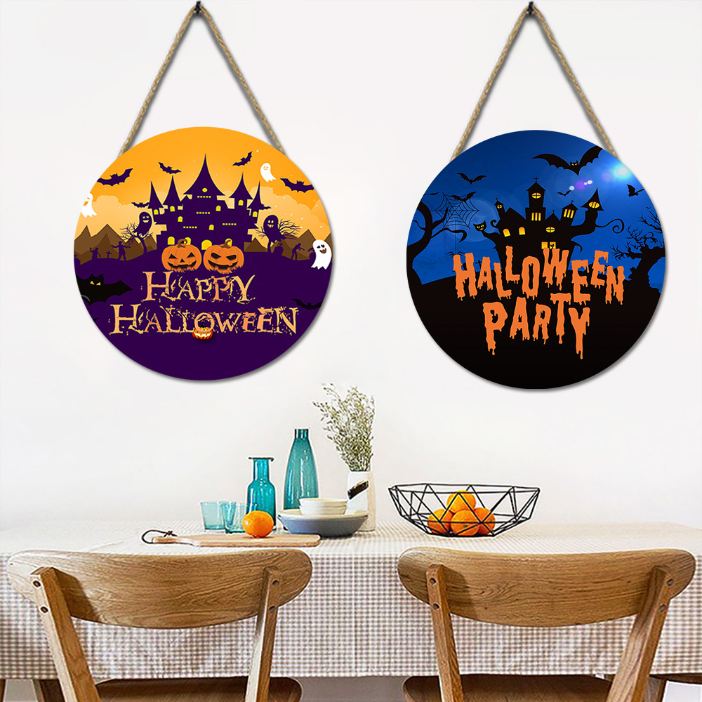Halloween Thanksgiving Wall Decoration Doorplate 4