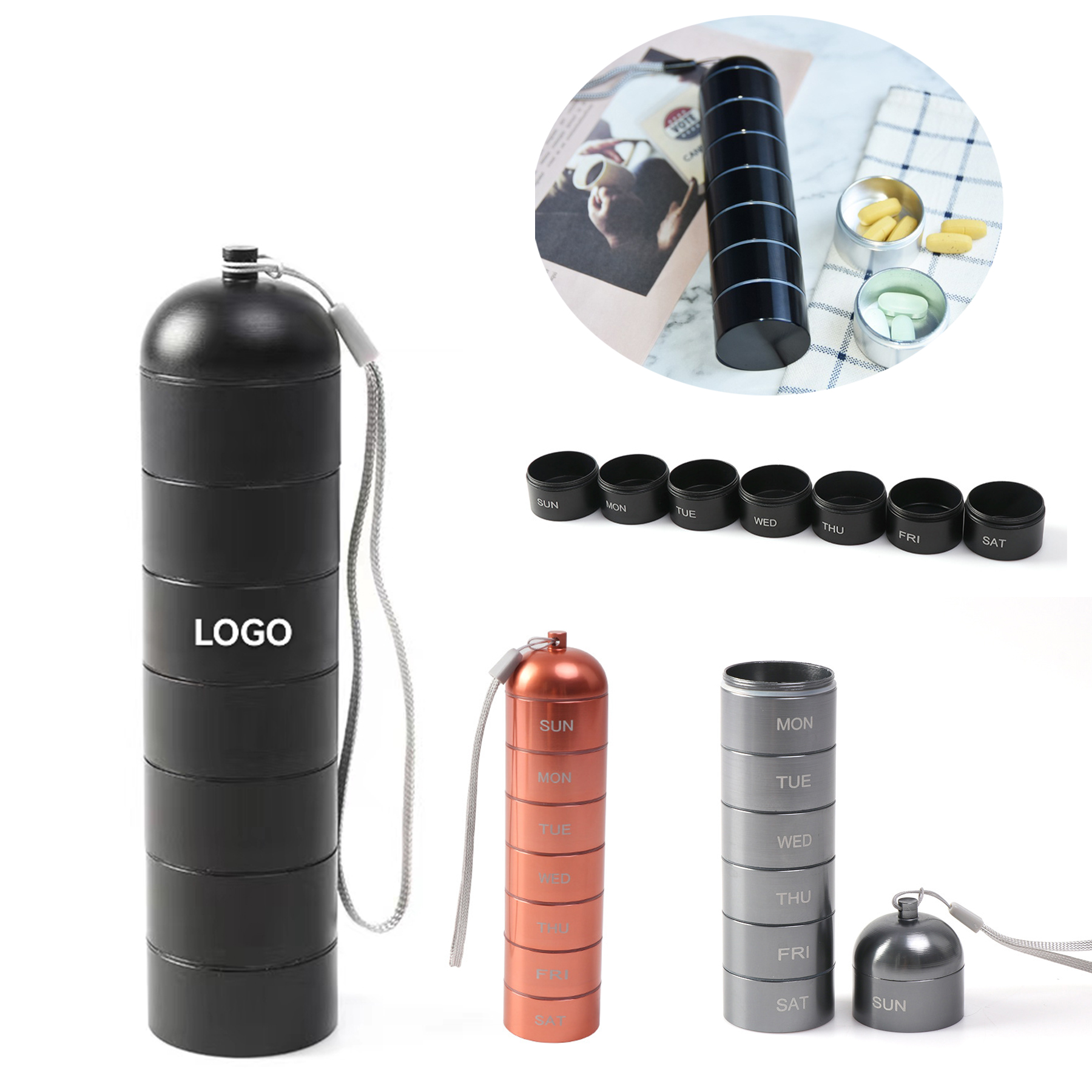 7-Layer Aluminum Alloy Pill Box 2