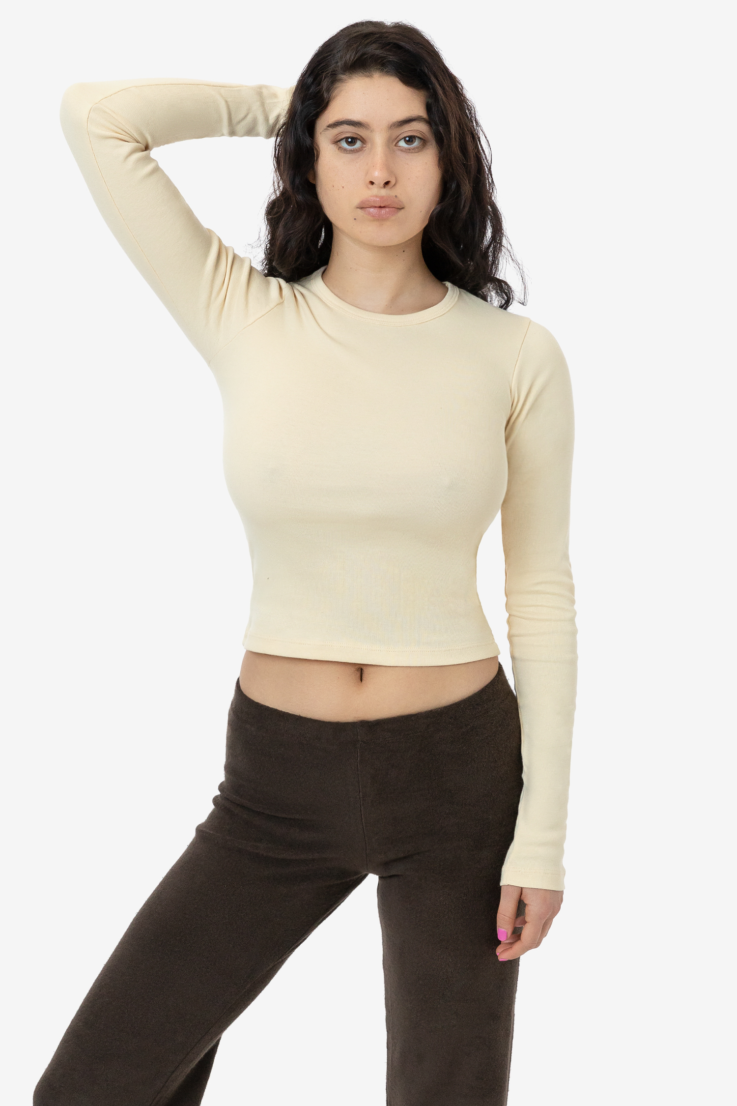 BABY RIB LONG SLEEVE CREWNECK 10
