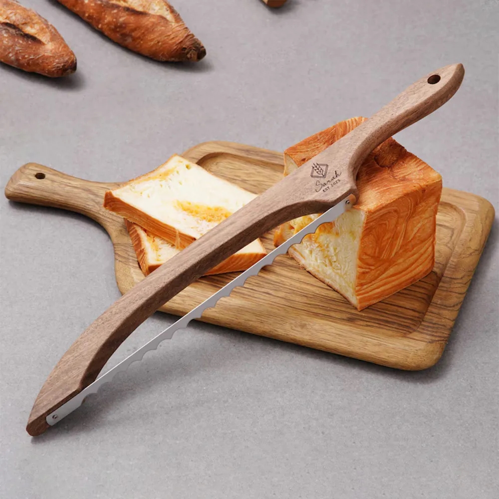 Wooden Bow Sourdough Bread Knife 1