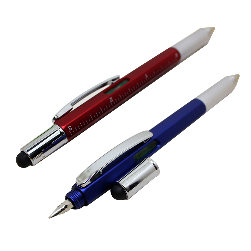 Stylus w/Ballpoint Pen, Ruler, Screwdriver & Level Tool 9