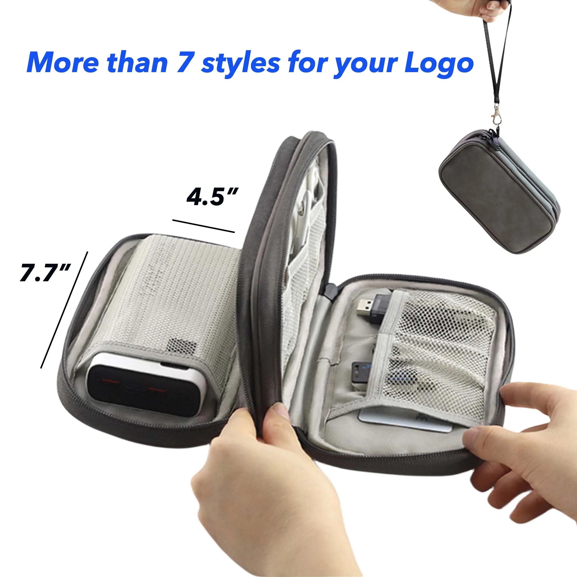 MOQ50 Travel Essentials Bag Power Bank Pouch 8
