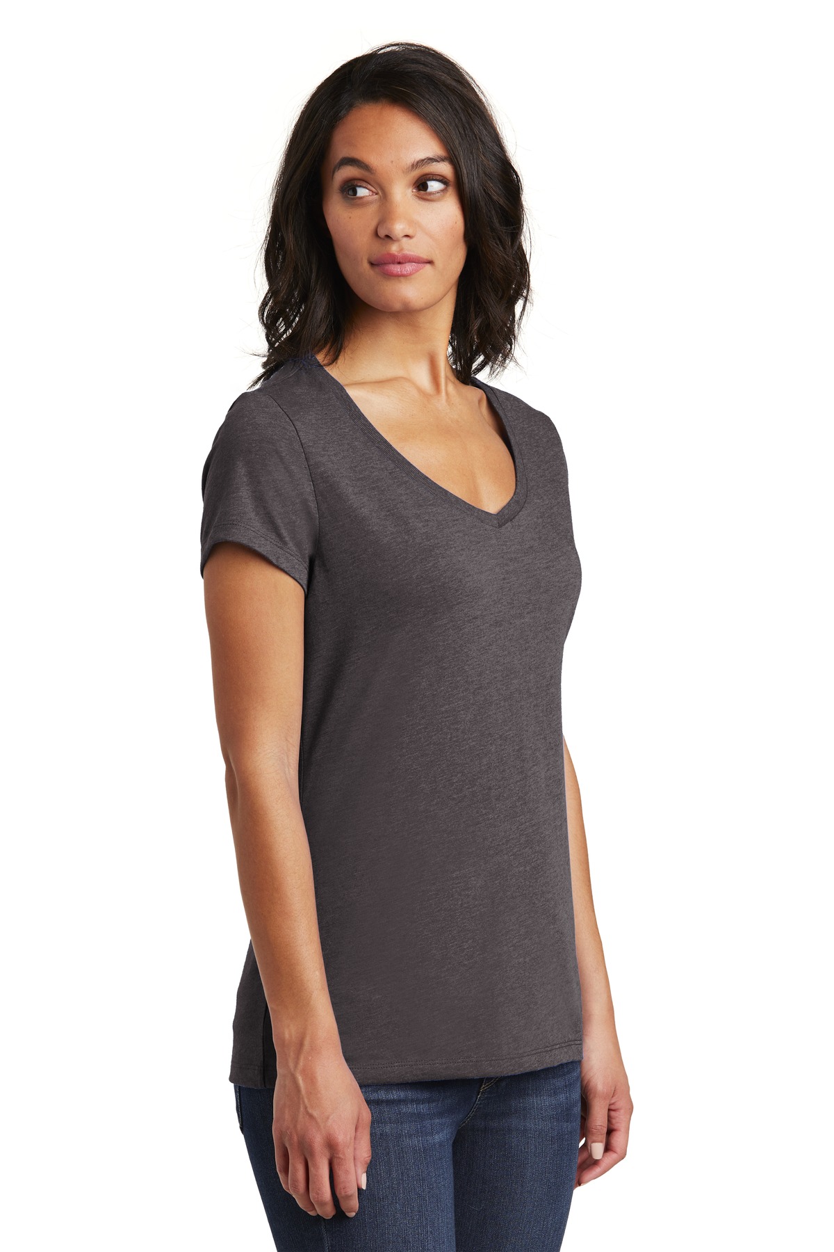 District Women's Very Important Tee V-Neck. DT6503 76