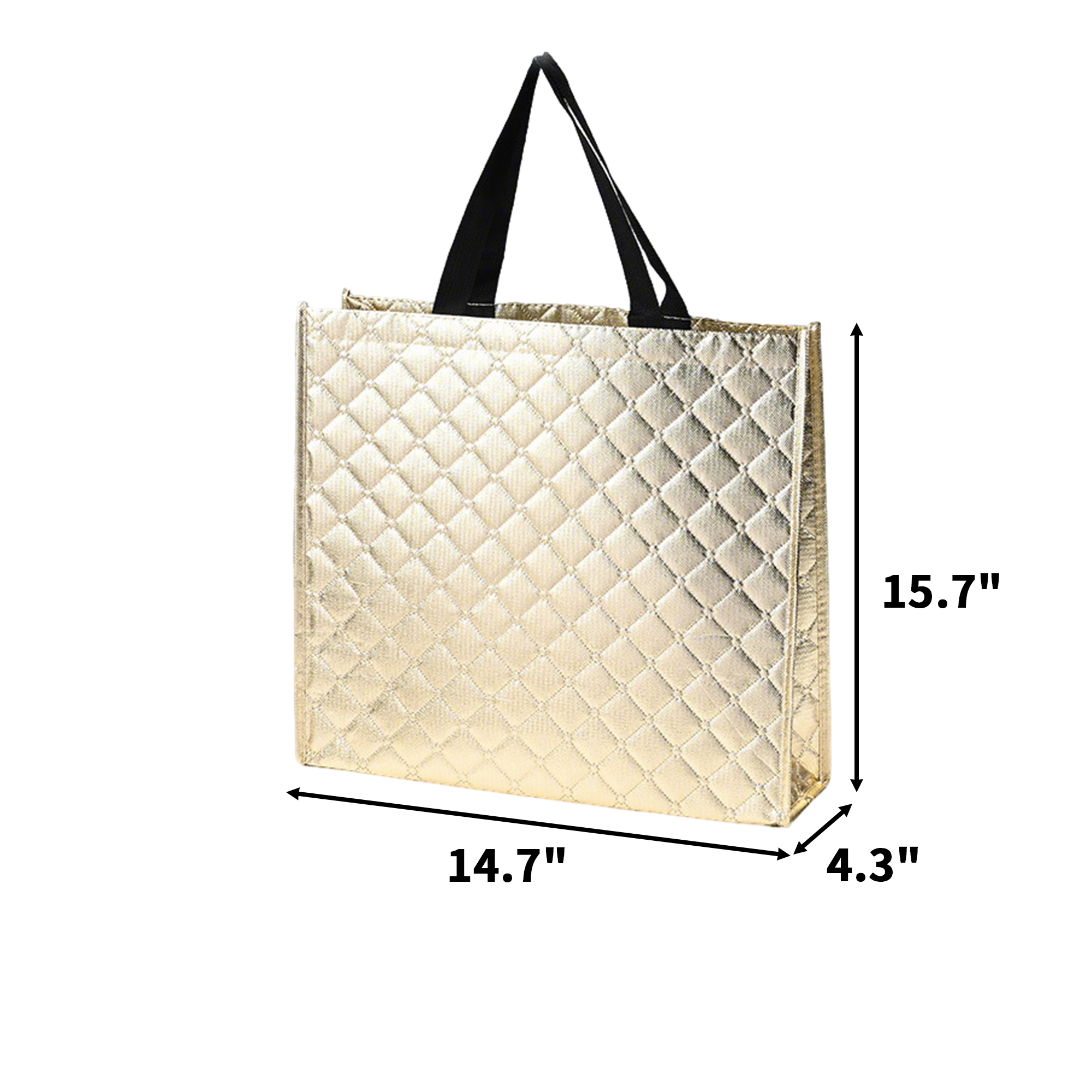 Laminated Non Woven Carry Tote With Long Handle 5