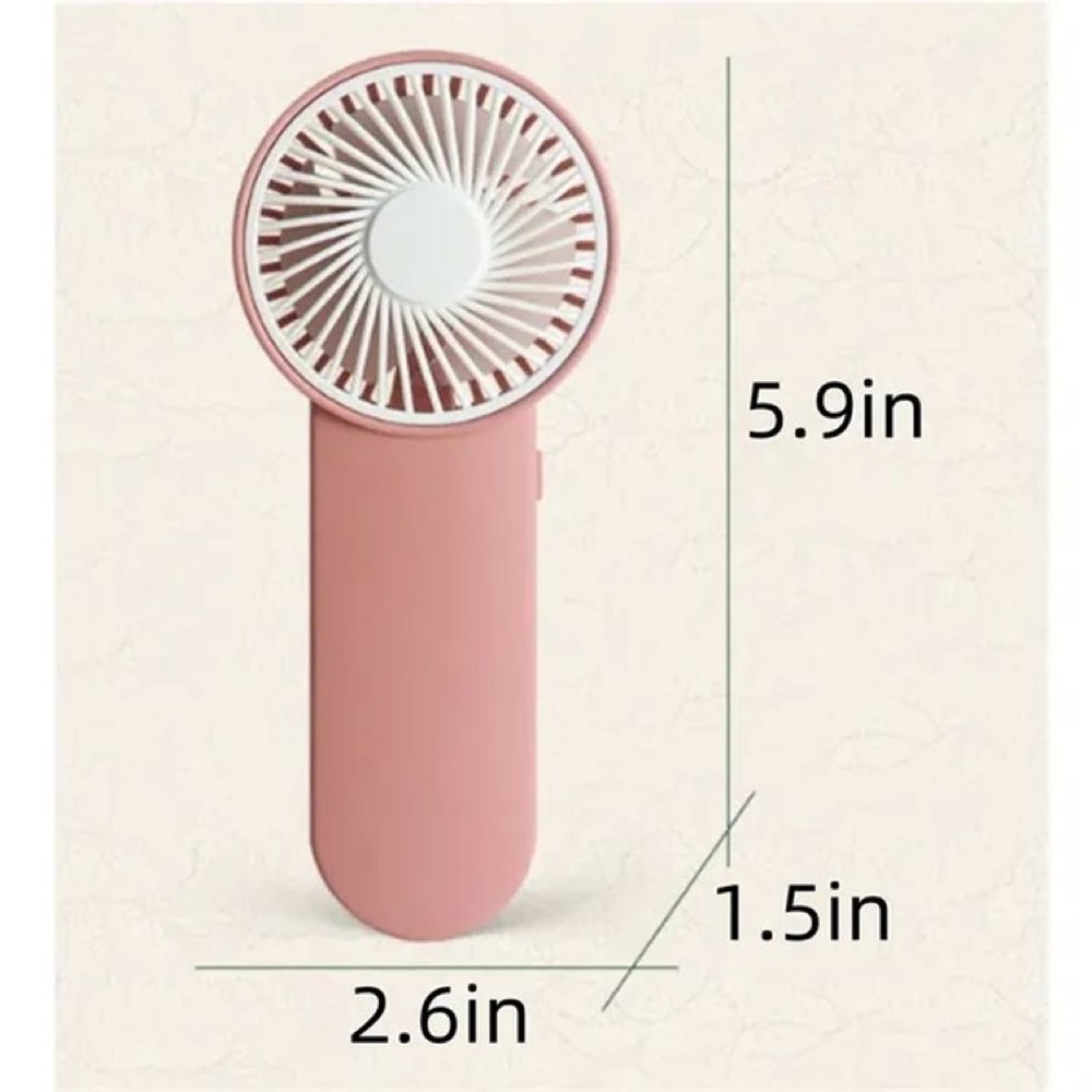 Battery-Powered Mini Electric Fan with Wrist Strap 3