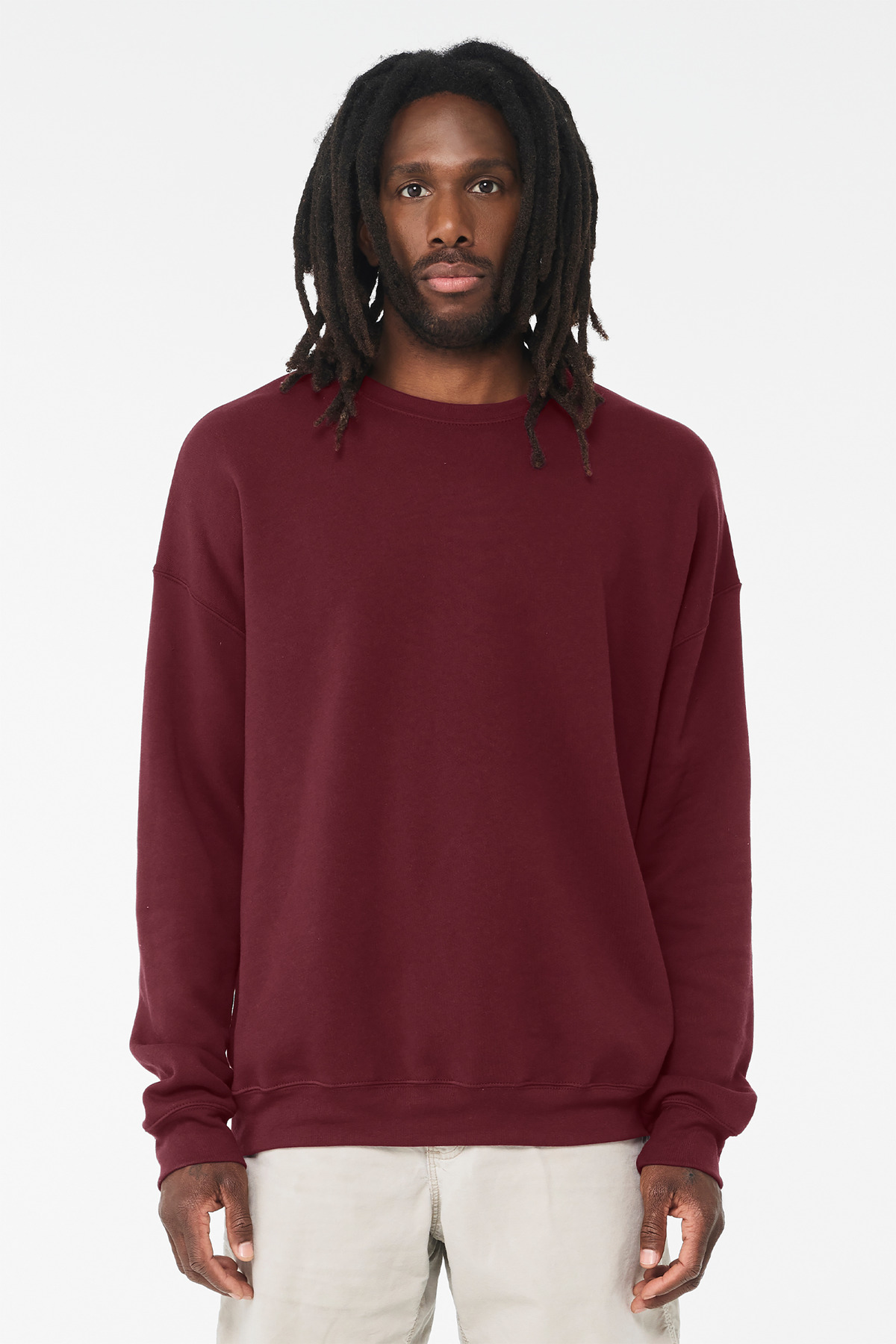 BELLA+CANVAS Unisex Sponge Fleece Drop Shoulder Sweatshirt. BC3945 30
