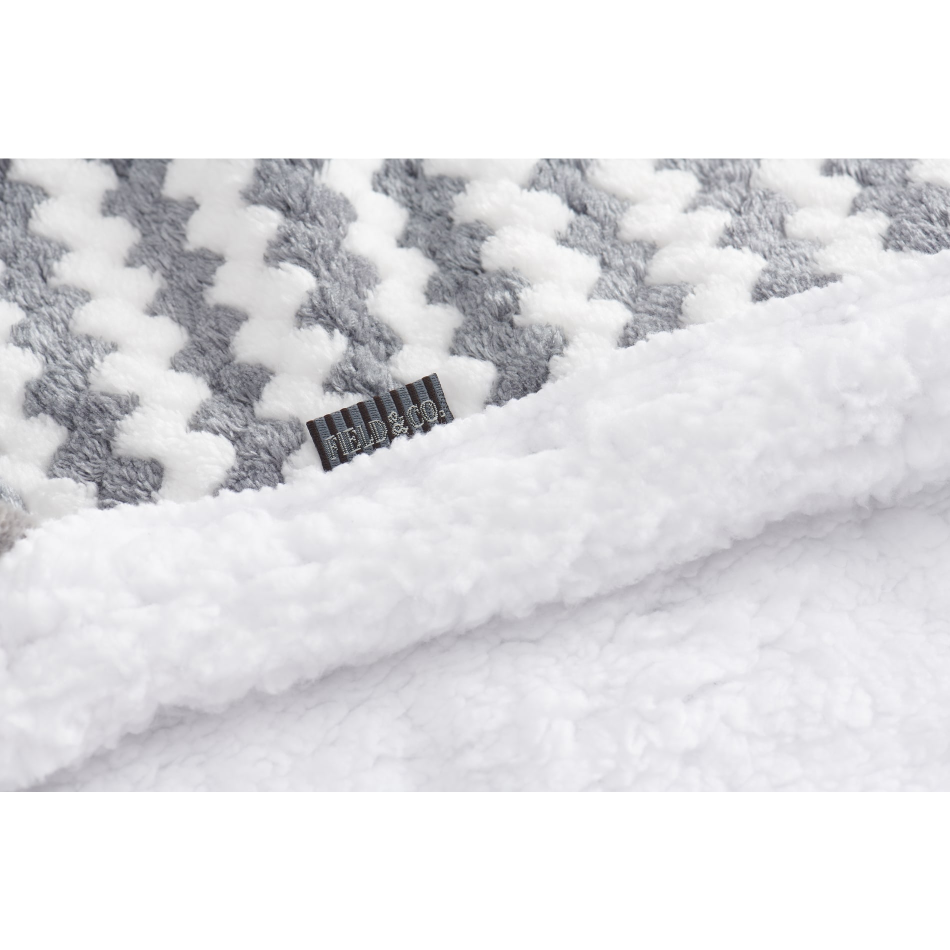 Field & Co.® Chevron Striped Sherpa Blanket 56