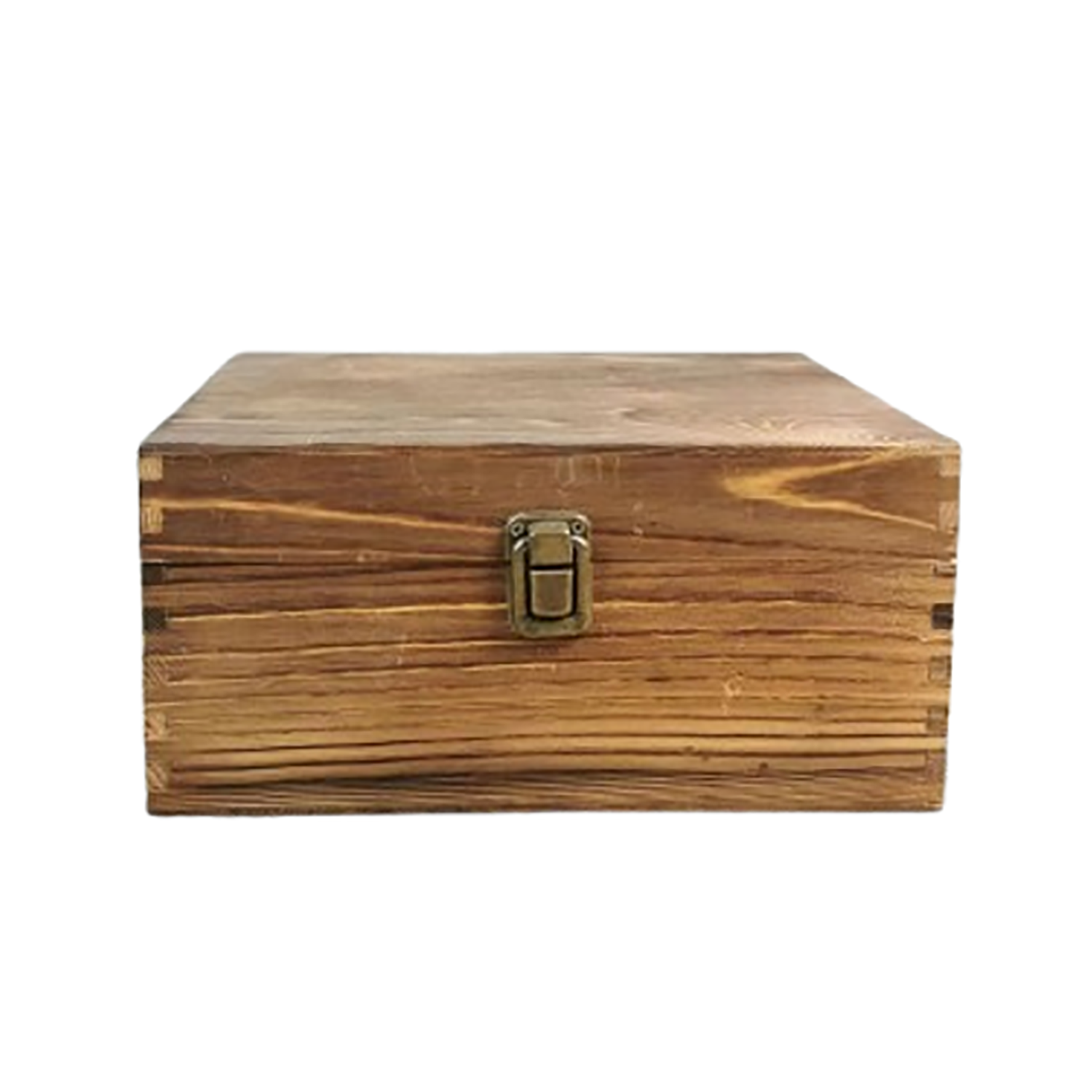 Handcrafted Genuine Wood Keepsake Chest Gift Box 9
