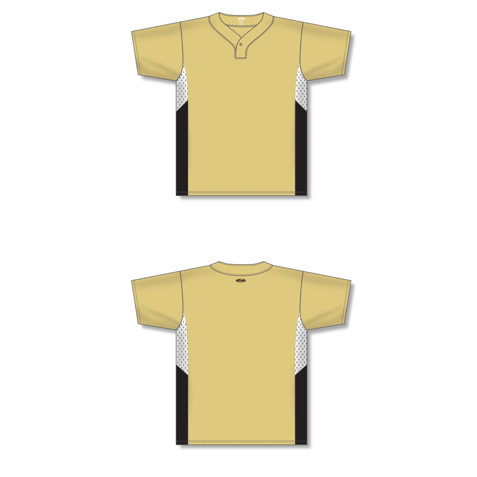 One Button Baseball Jerseys BA1763-G01 23