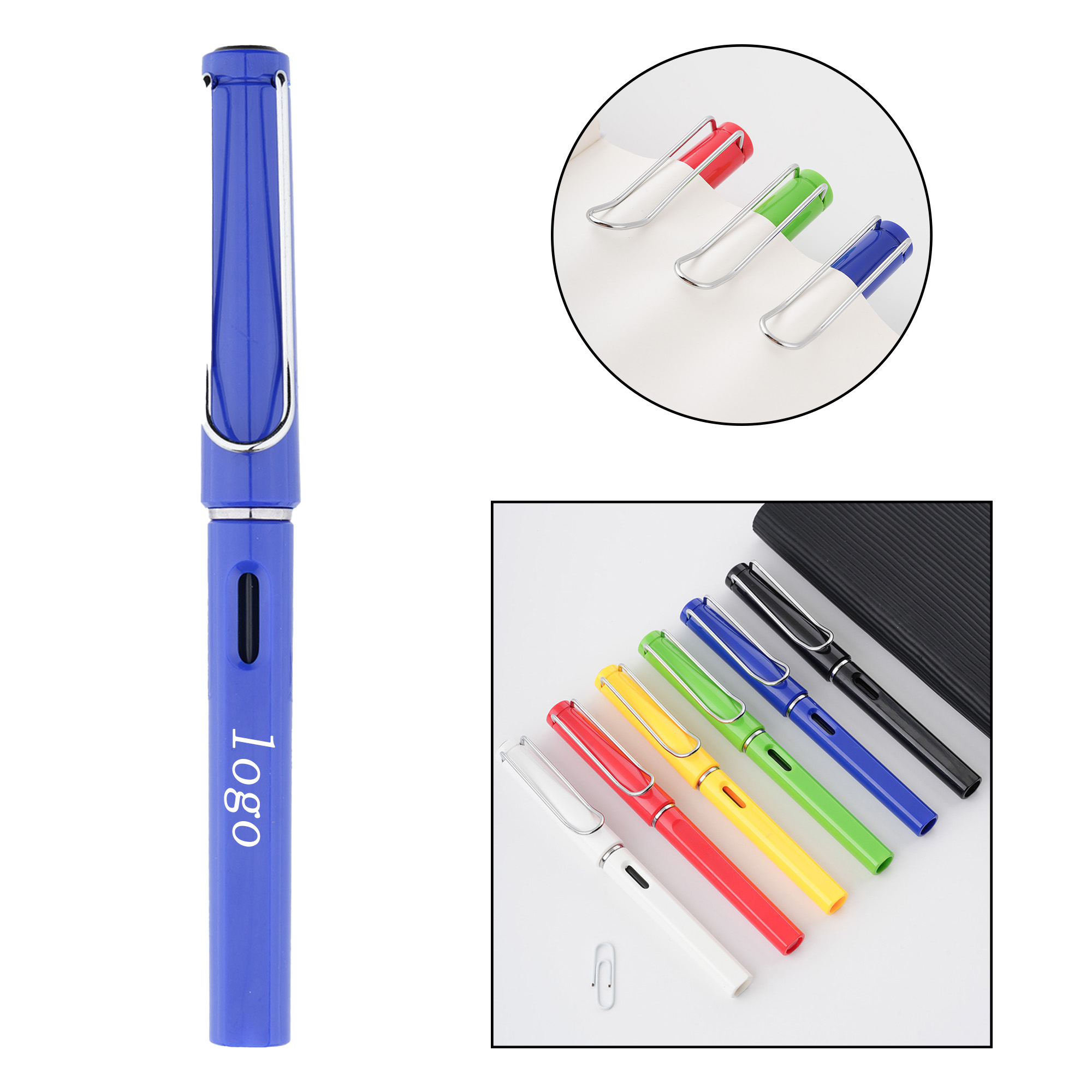Custom Plastic Ballpoint Pen For Advertising Promotion 2