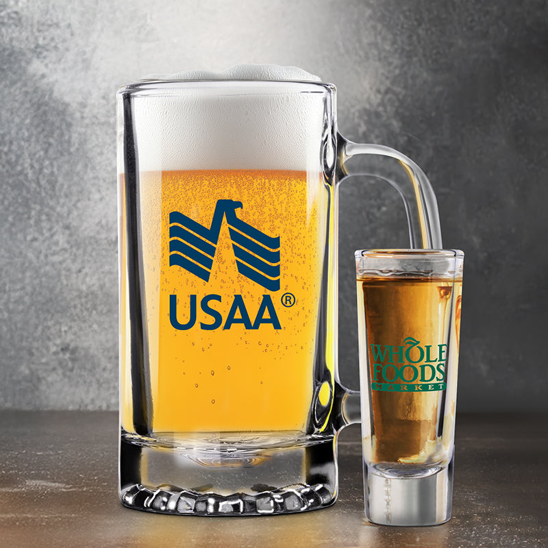 16 oz Glass Beer Tankard 3