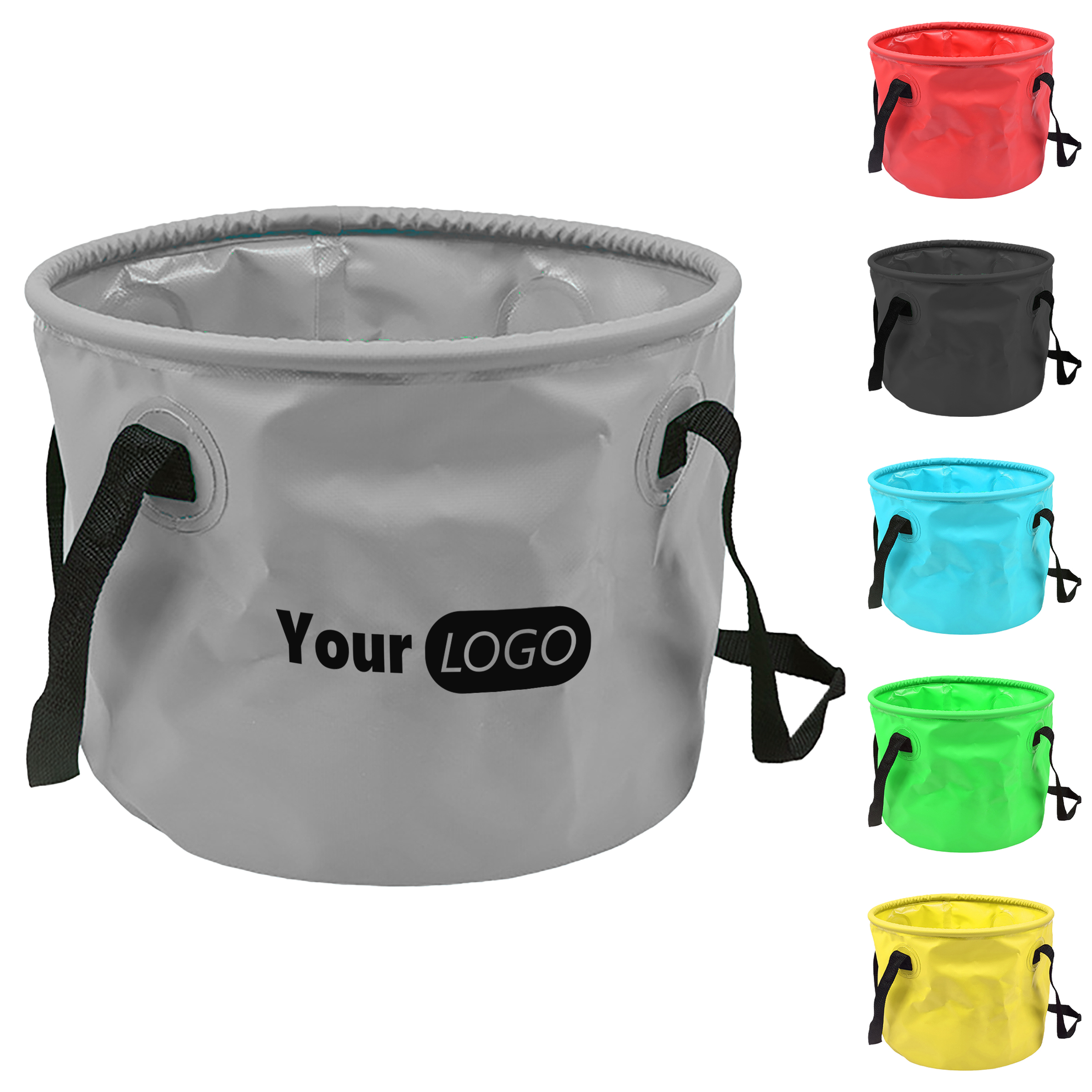 Pvc Portable 5 Gallon Anti-Seepage Collapsible Bucket ?C Ideal For Travel And Outdoor Activities 2