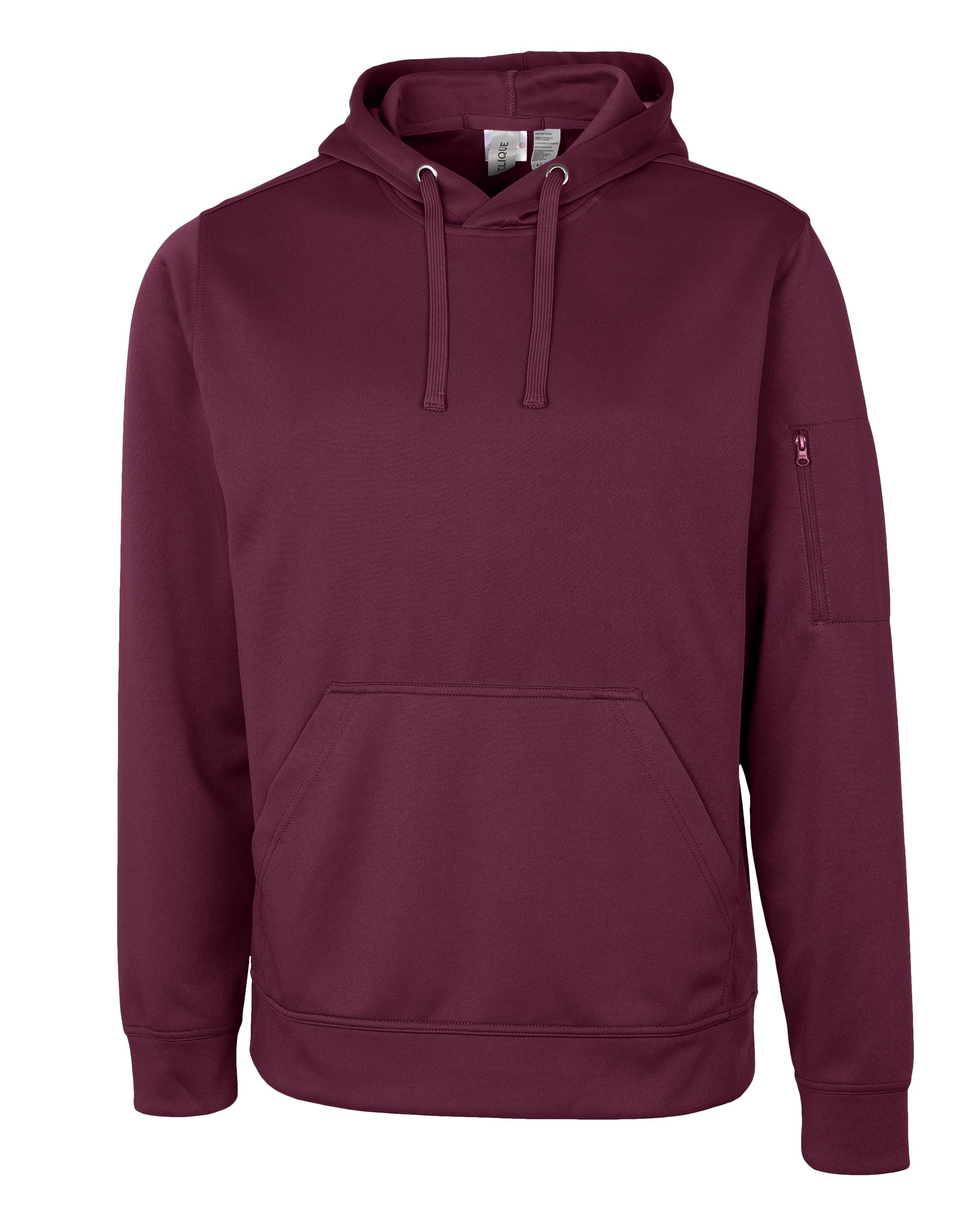 Clique Lift Solution-dyed Performance Unisex Hooded Pullover Sweatshirt 52