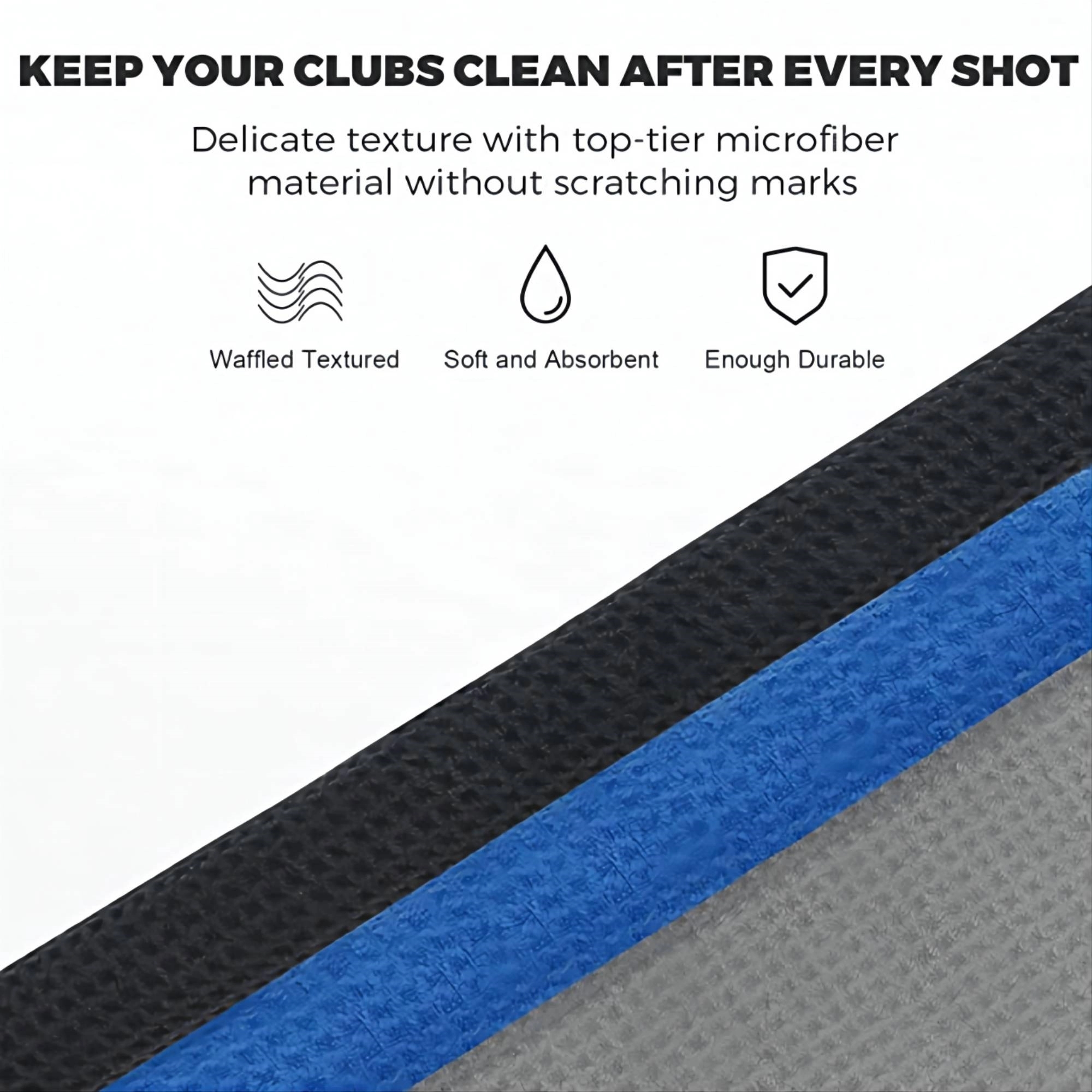 Microfiber Golf Towel MOQ 100PCS 2