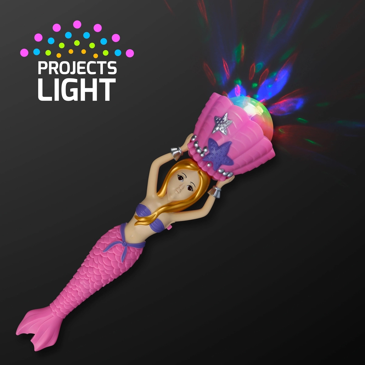 Mermaid Magic Wand Spinning Light Projector 1