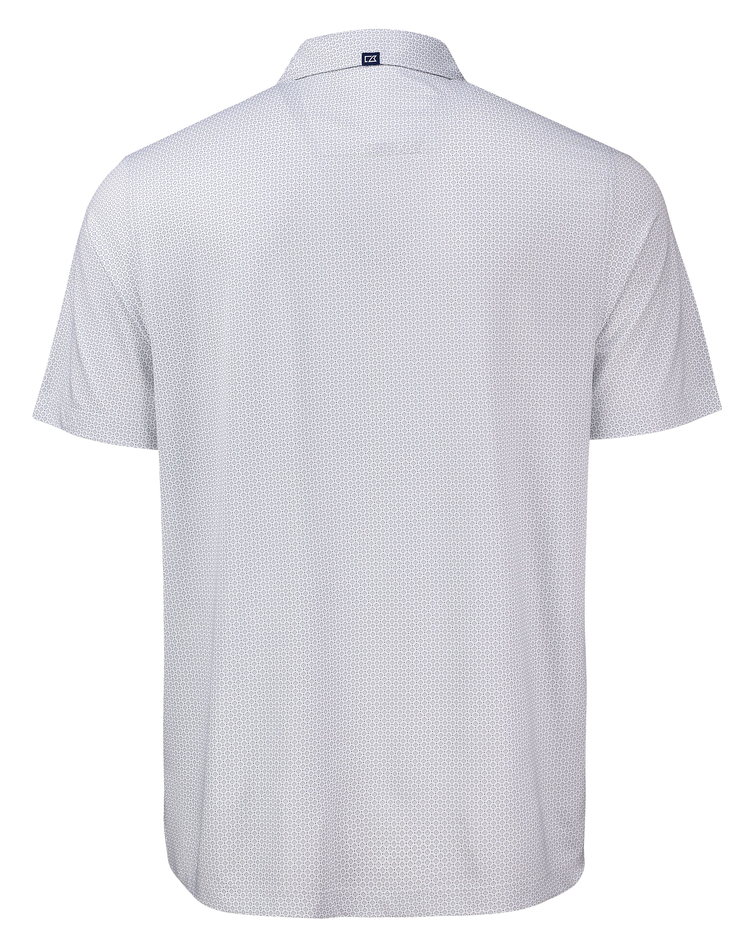 Cutter & Buck Pike Recycled Diamond Dot Print Mens Polo 26