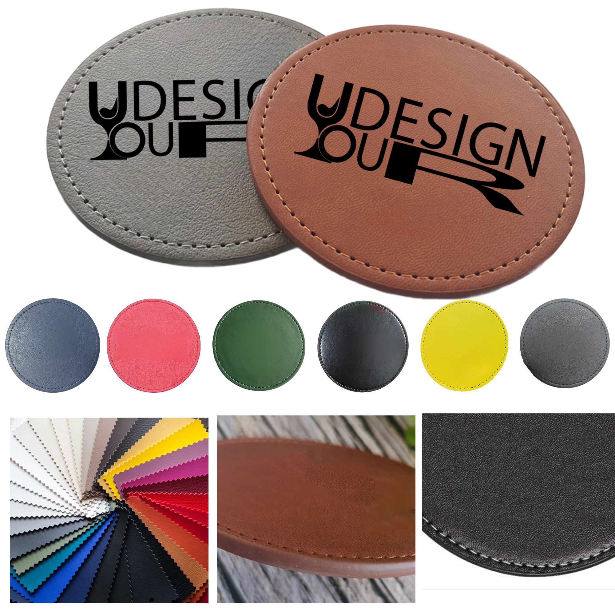 Heat-Resistant Leather Coaster 1