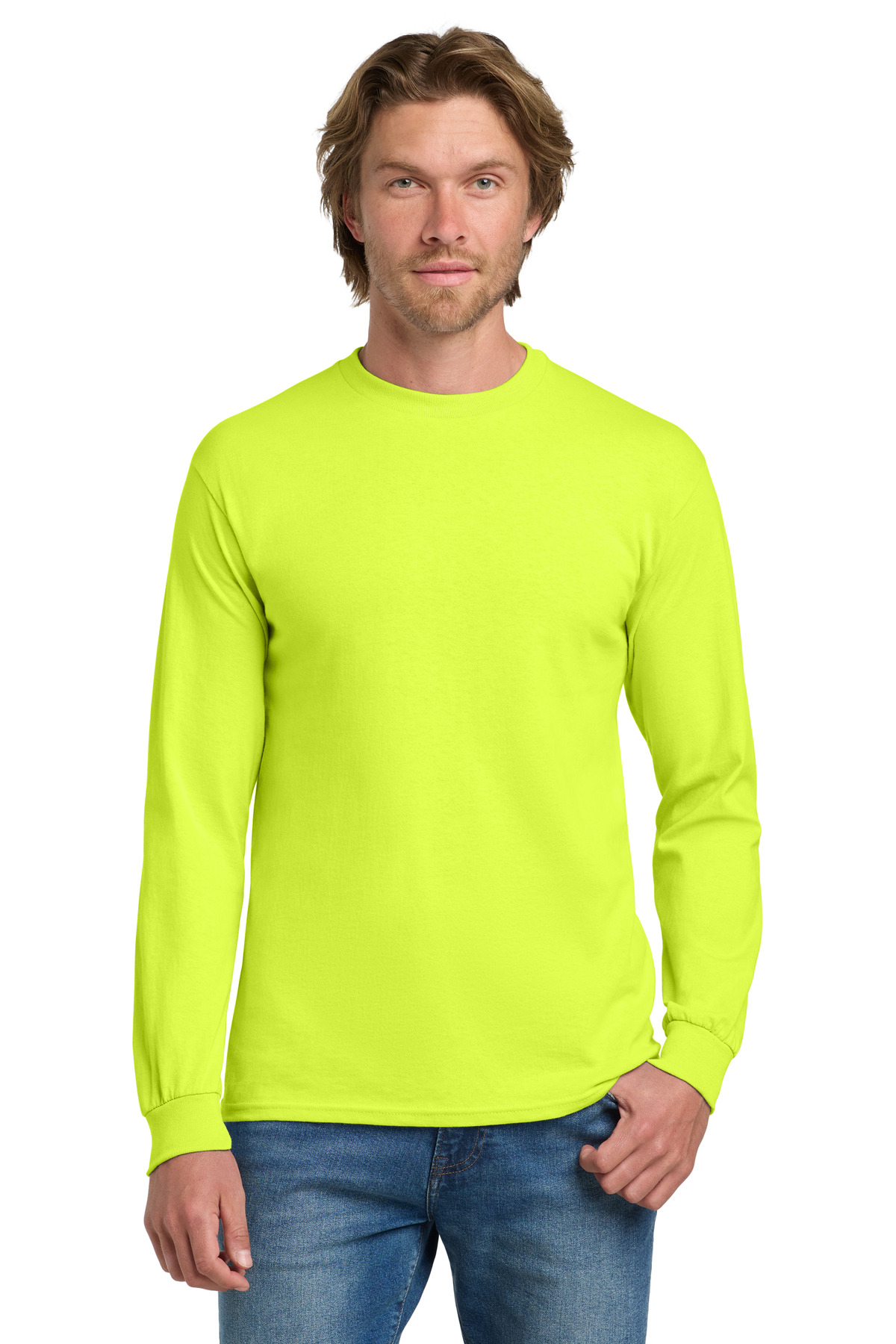 Gildan - Heavy Cotton 100% Cotton Long Sleeve T-Shirt. 5400 64