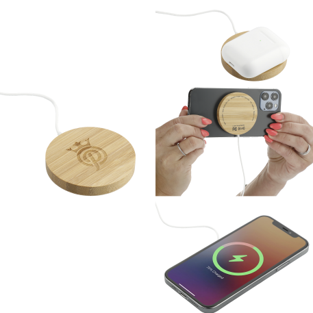FSC® 100% Bamboo MagClick™ Fast Wireless Pad 45