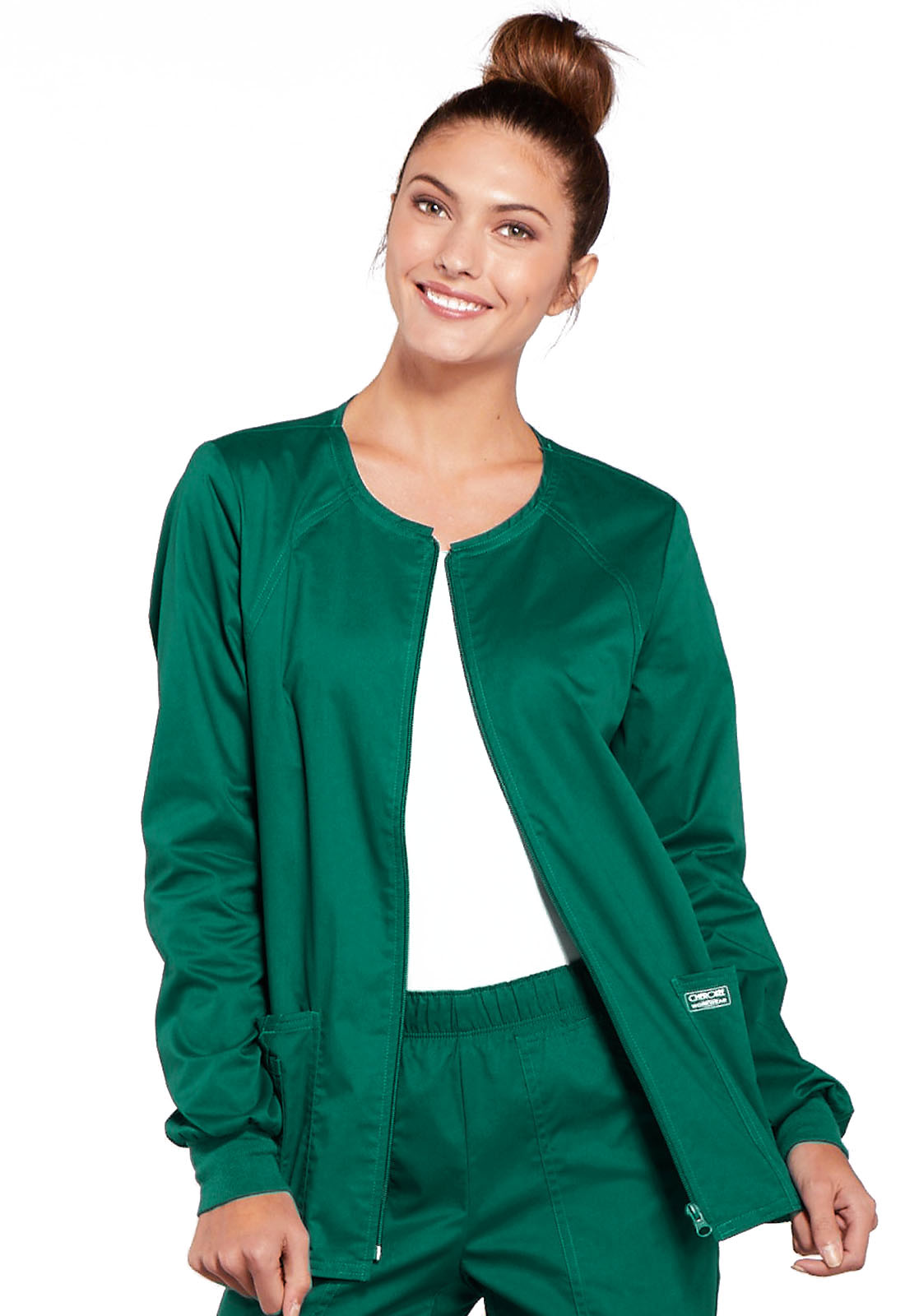 Cherokee - Workwear Core Stretch - Zip Front 3