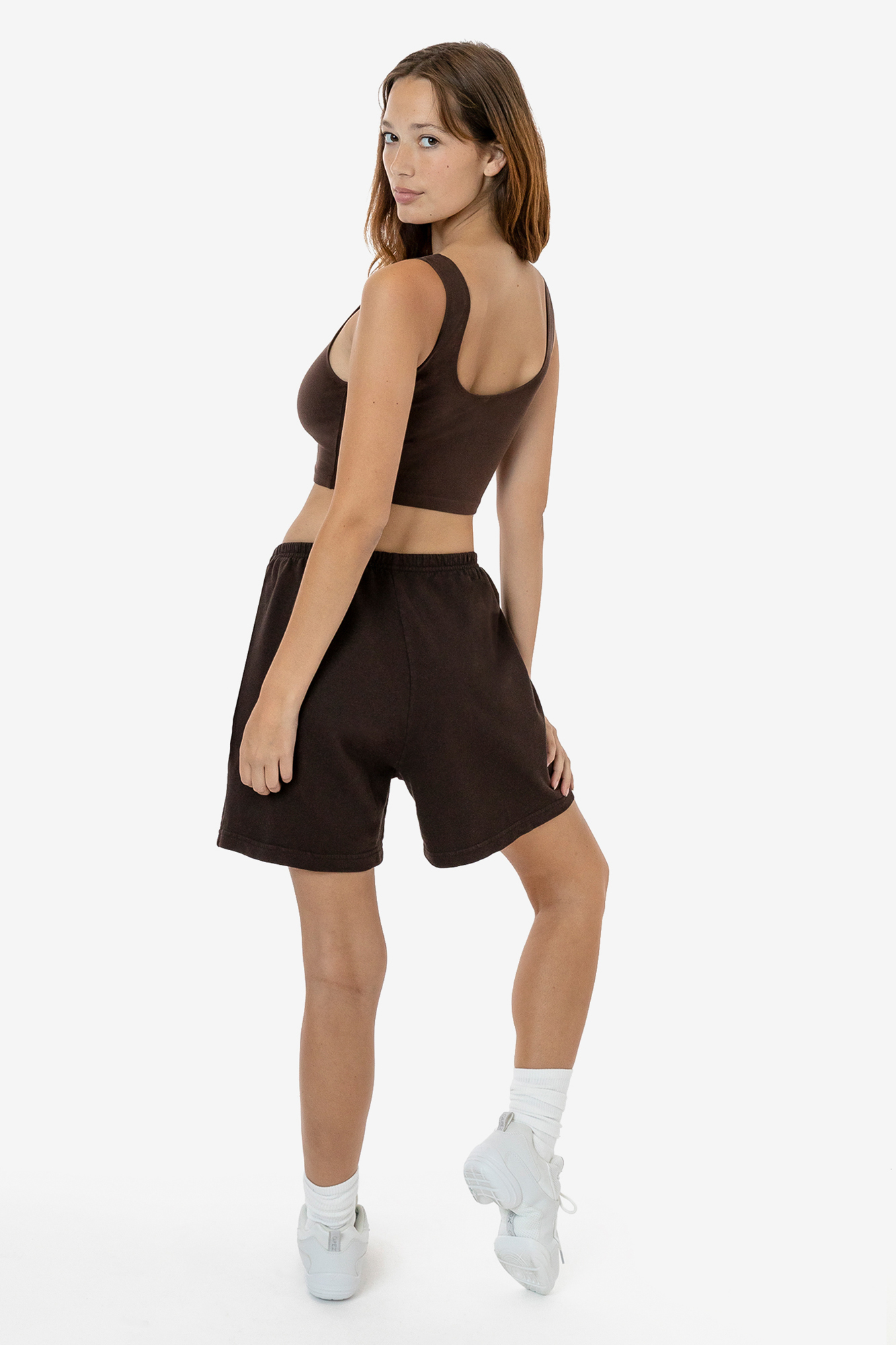WOMEN'S GARMENT DYE FRENCH TERRY KOOL SHORTS 12