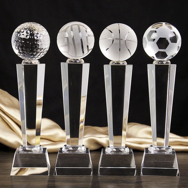 Crystal Soccer Ball Trophy Award 8