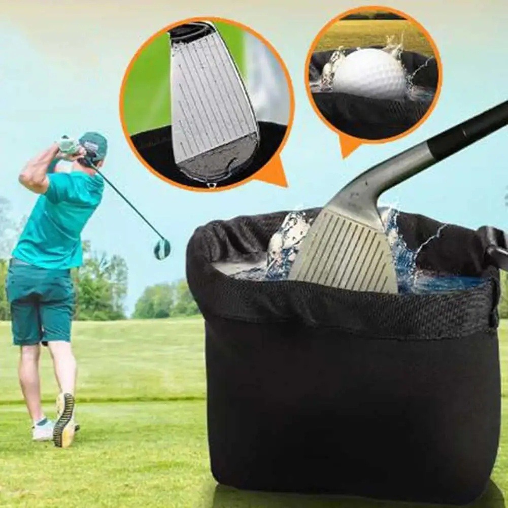 Golf Club and Golf Ball Cleaning Bag 10