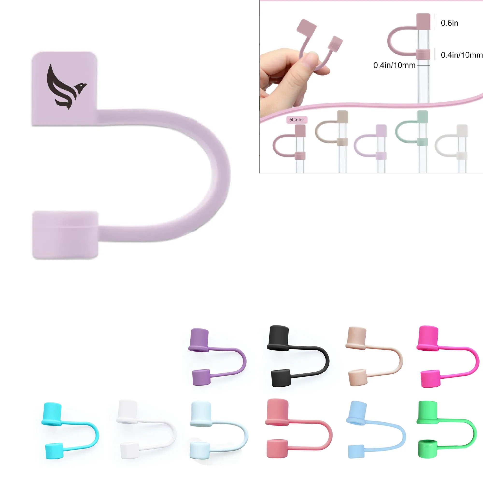 Dust-Proof Straw Cap for 40 oz Tumblers and Water Bottles 13