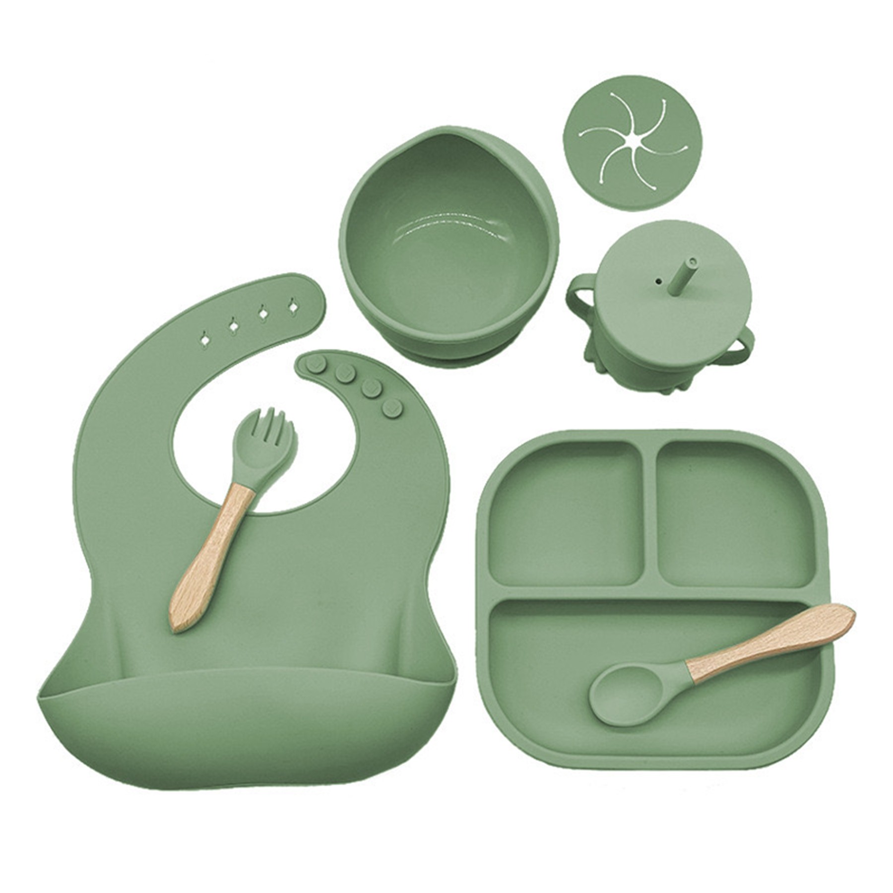 7 Pcs Baby Feeding Set 4