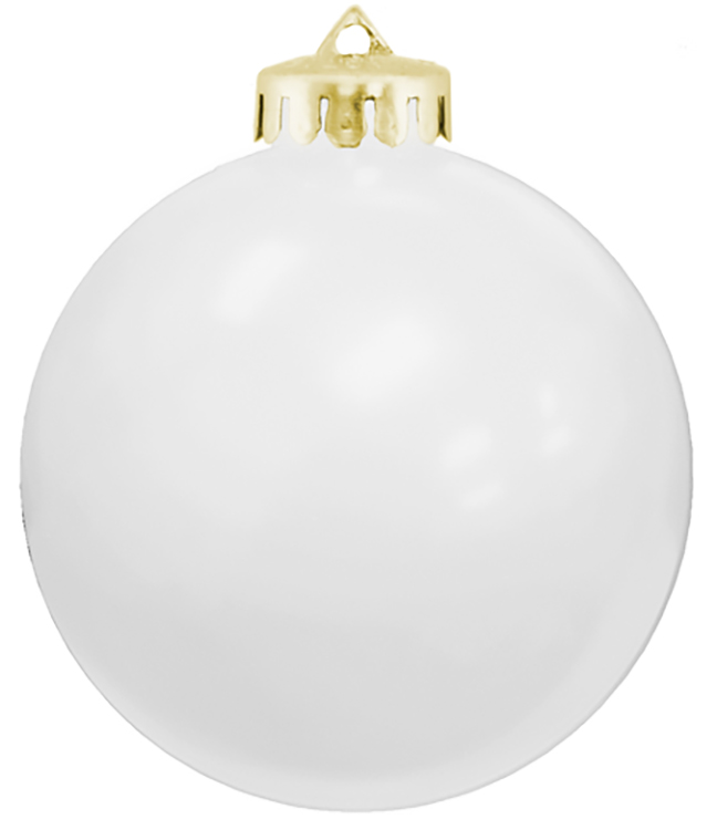 Round Glossy Shatterproof Ornaments