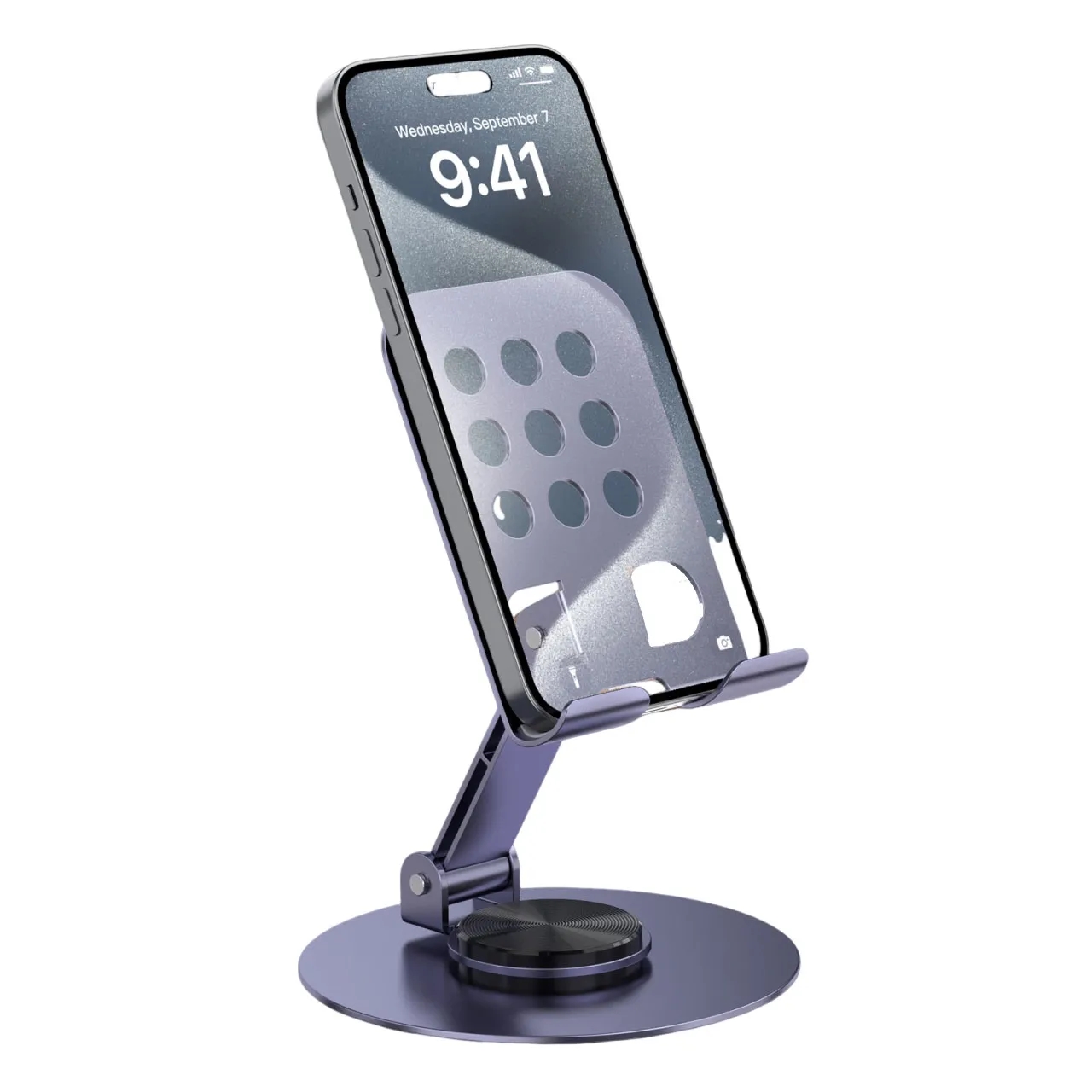 Multi functional lifting desktop phone holder 5