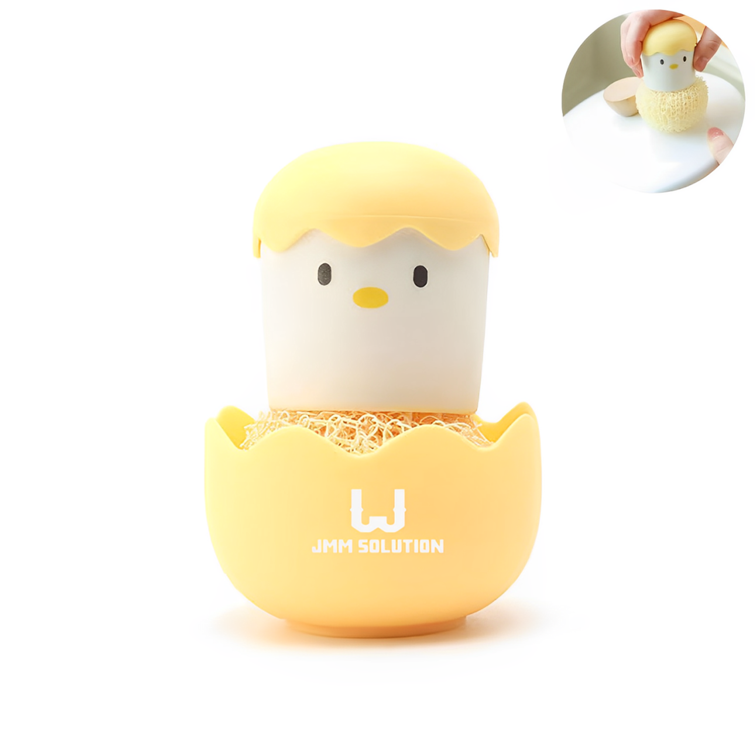 Decontaminating Cartoon Eggshell Pot Brush