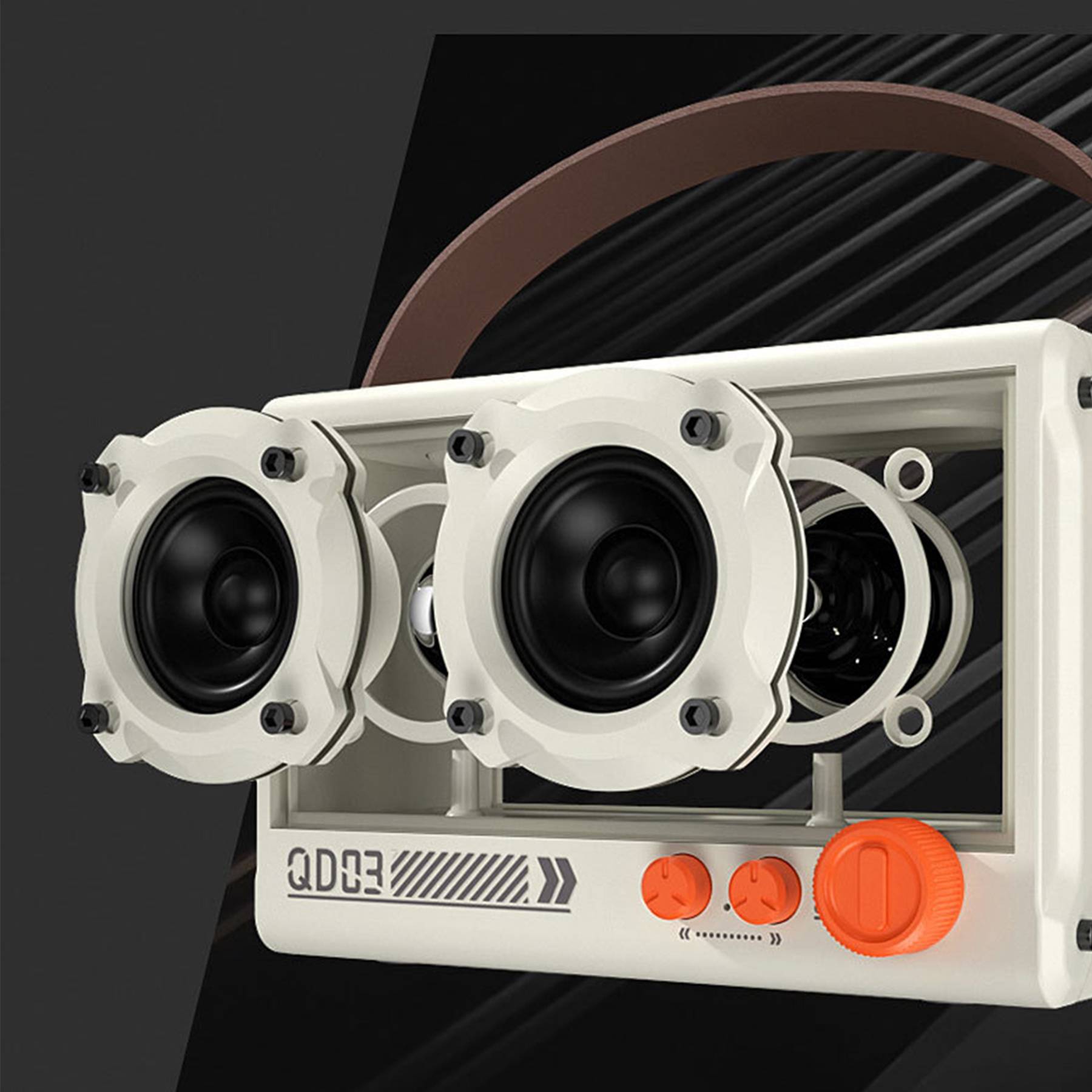 Retro Trend Bluetooth Speaker W/ Microphone 6