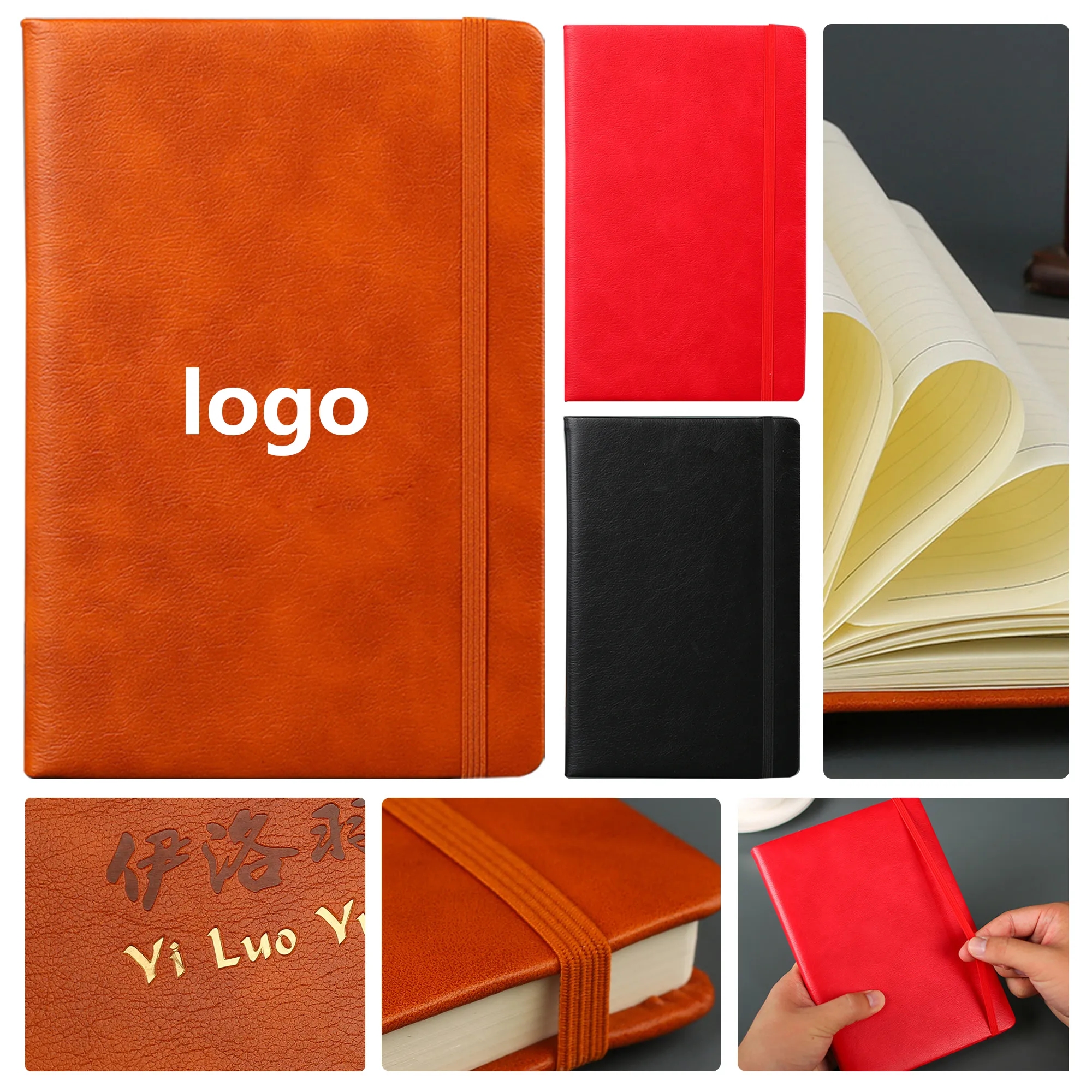 PU Leather A5 Business Notebook with Stylish Cover 2