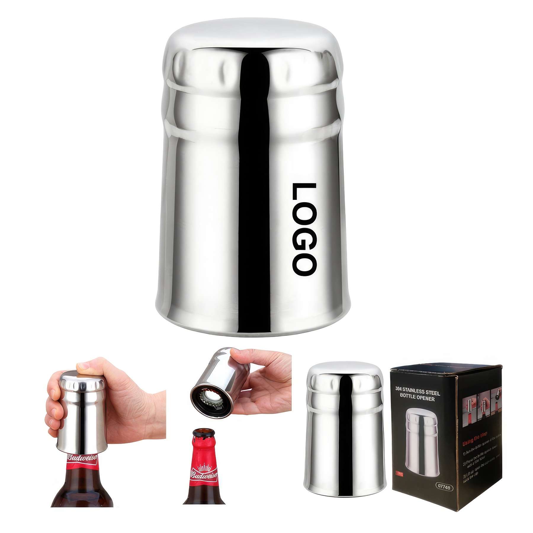 Custom 304 stainless steel Push Down Opener 2