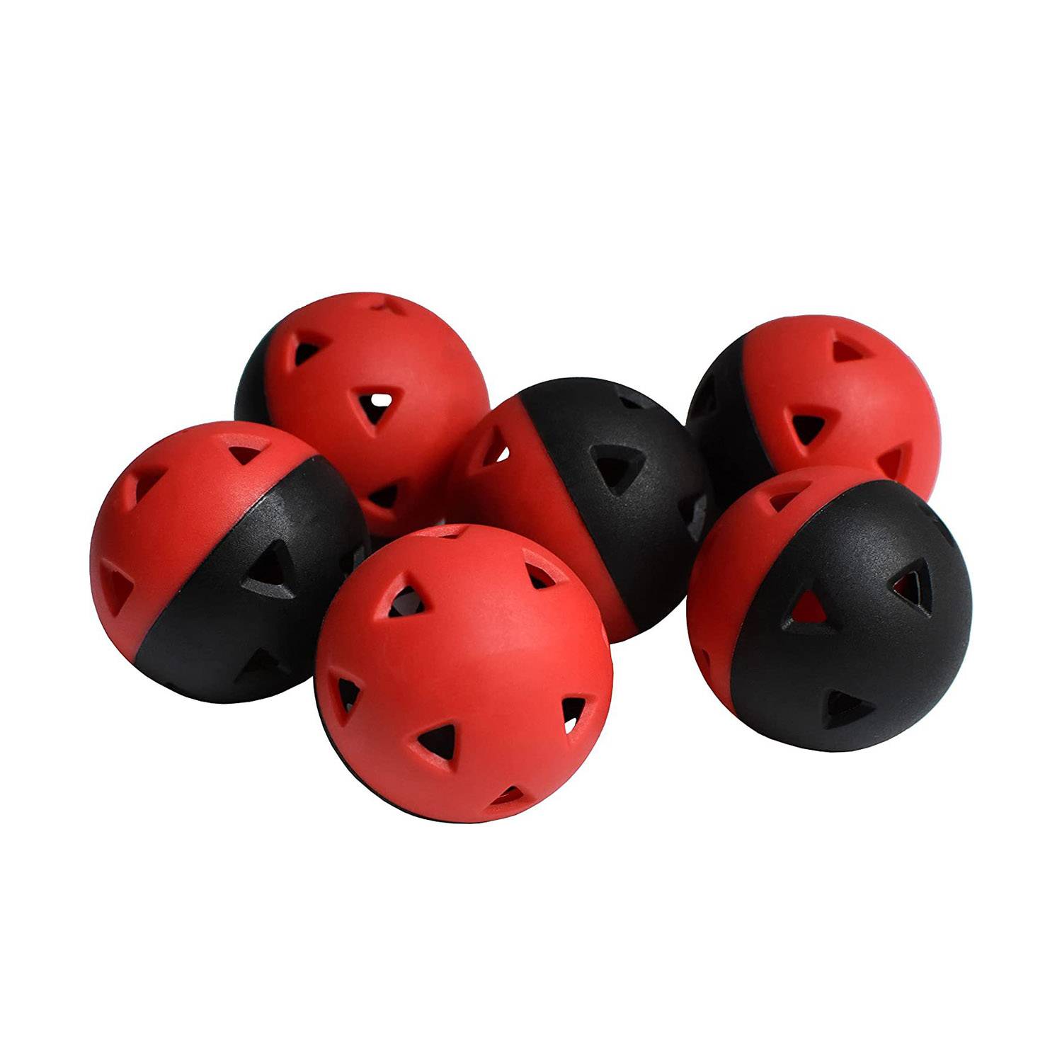 EVA Super Soft Dual Color 24 Hole Golf Practice Ball 2