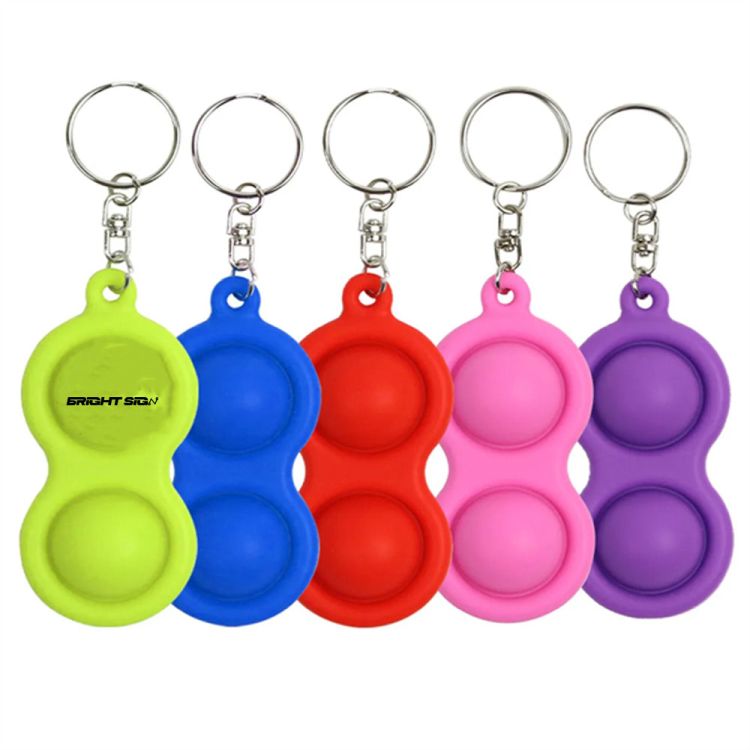Simple Dimple Bubble Keychain Fidget Toy 2